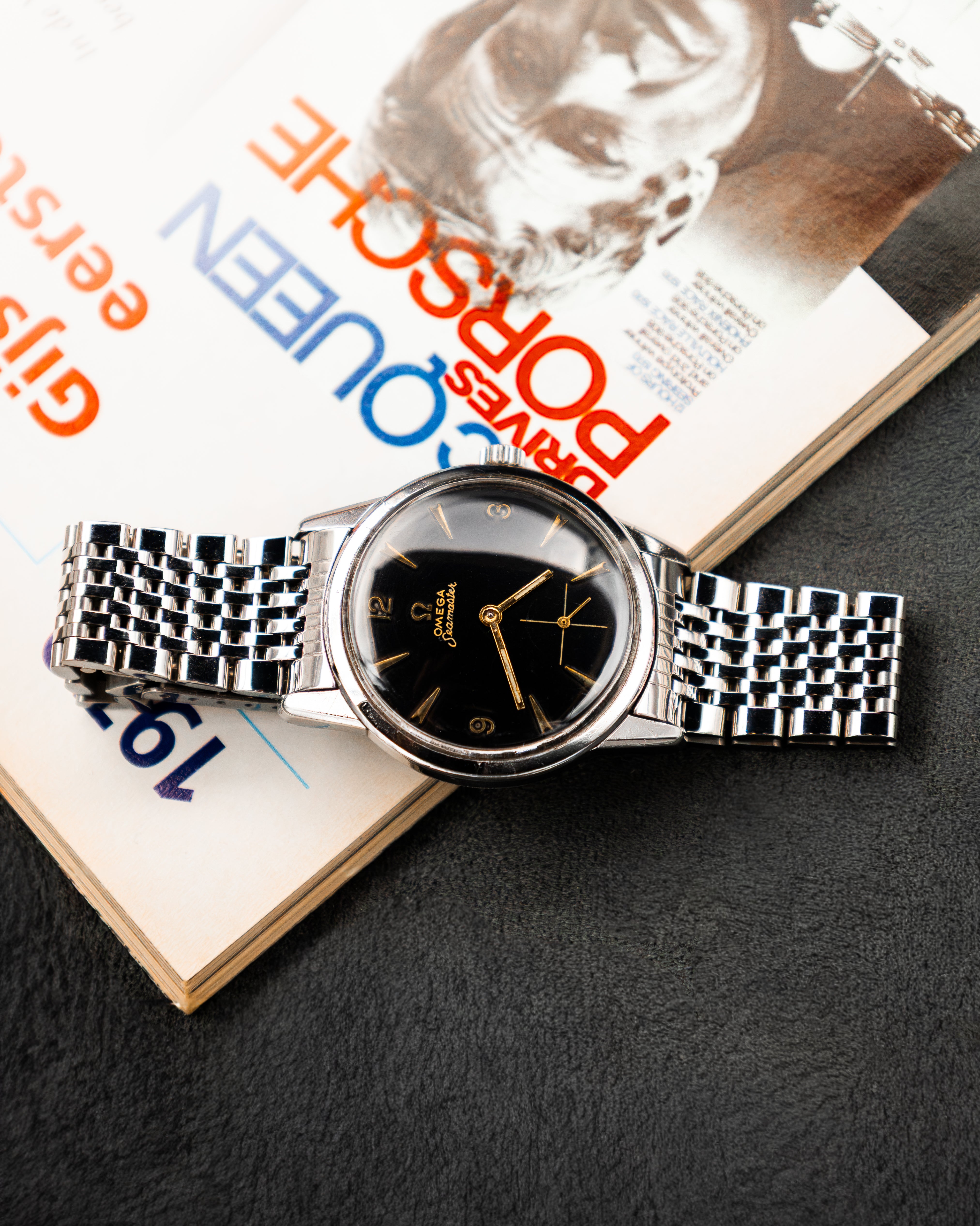Omega 14389-1 Seamaster Sub-Second - Black Dial