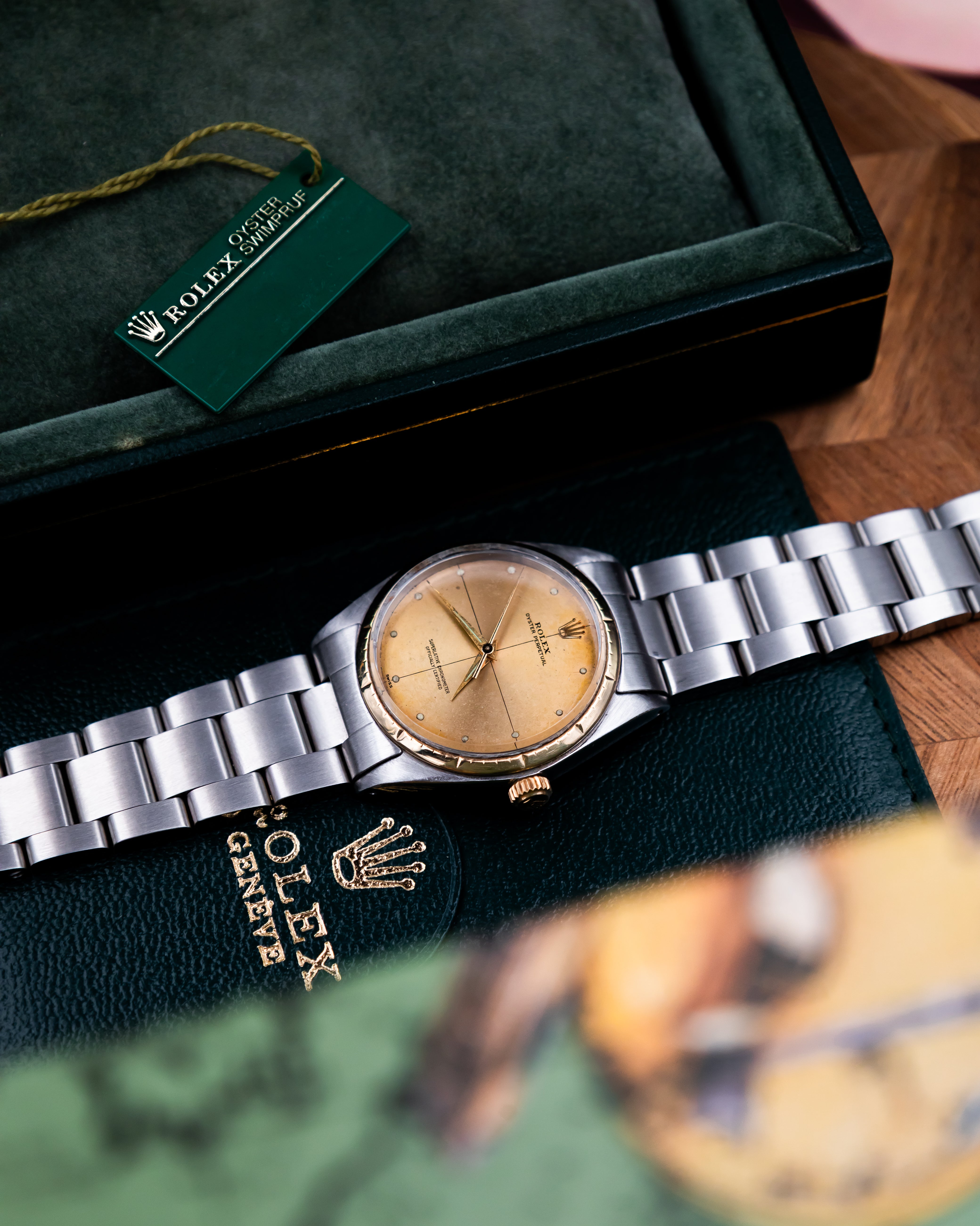 Rolex 1008 Oyster Perpetual- gold dial