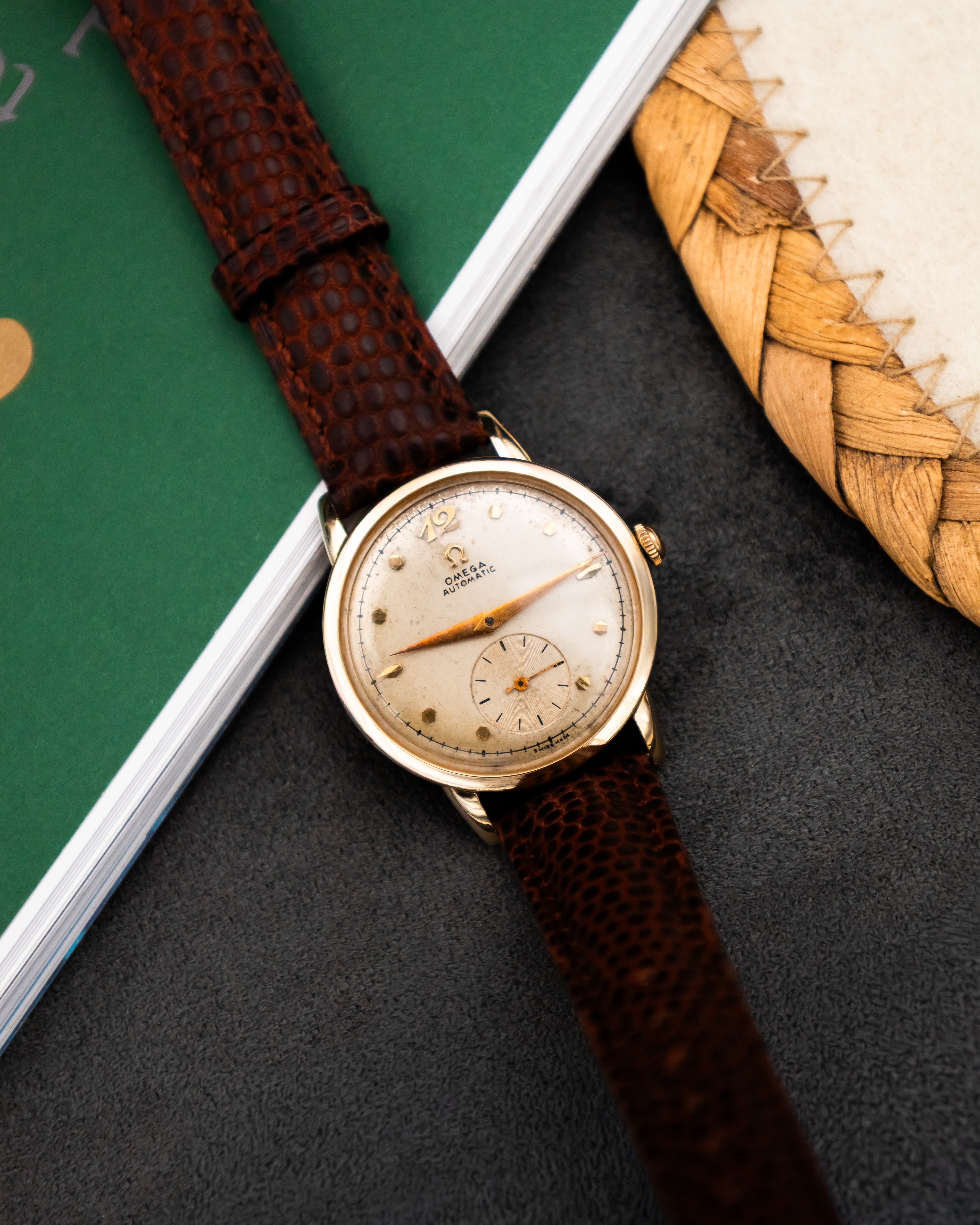 Omega F6212 Automatic Bumper - Ivory Dial
