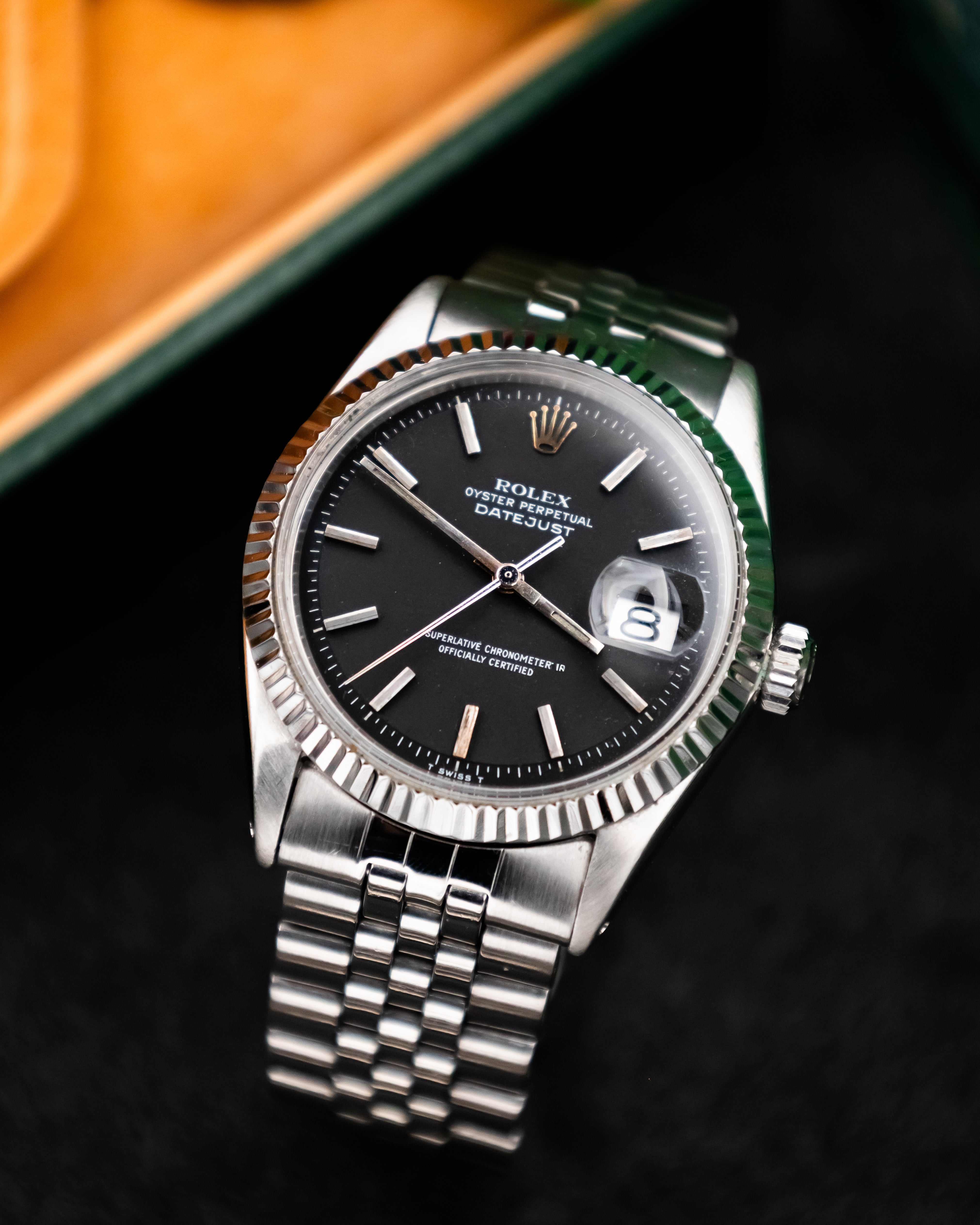 Rolex 1603 Perpetual Datejust - black dial