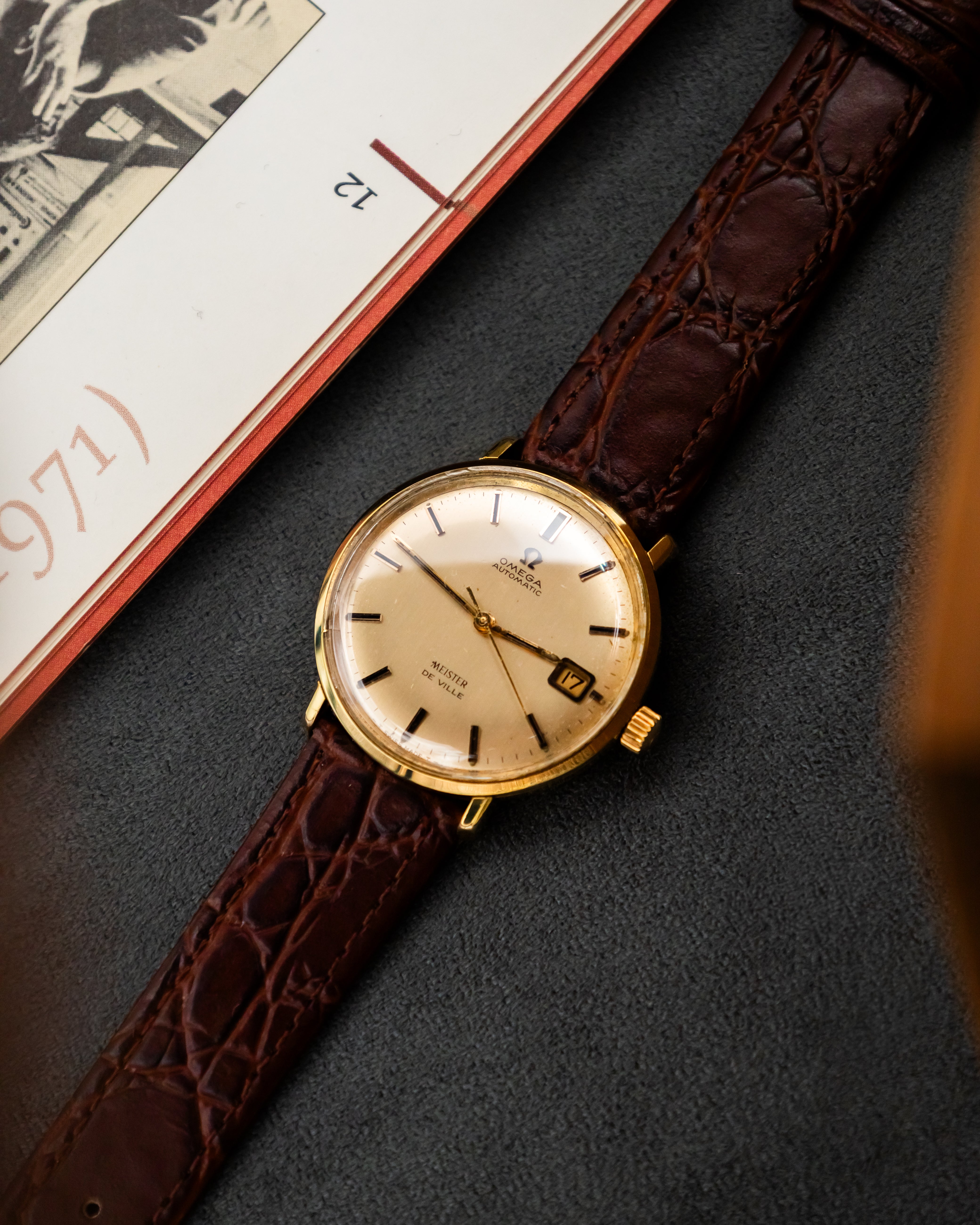 Omega 166.033 Meister De Ville - Gold dial