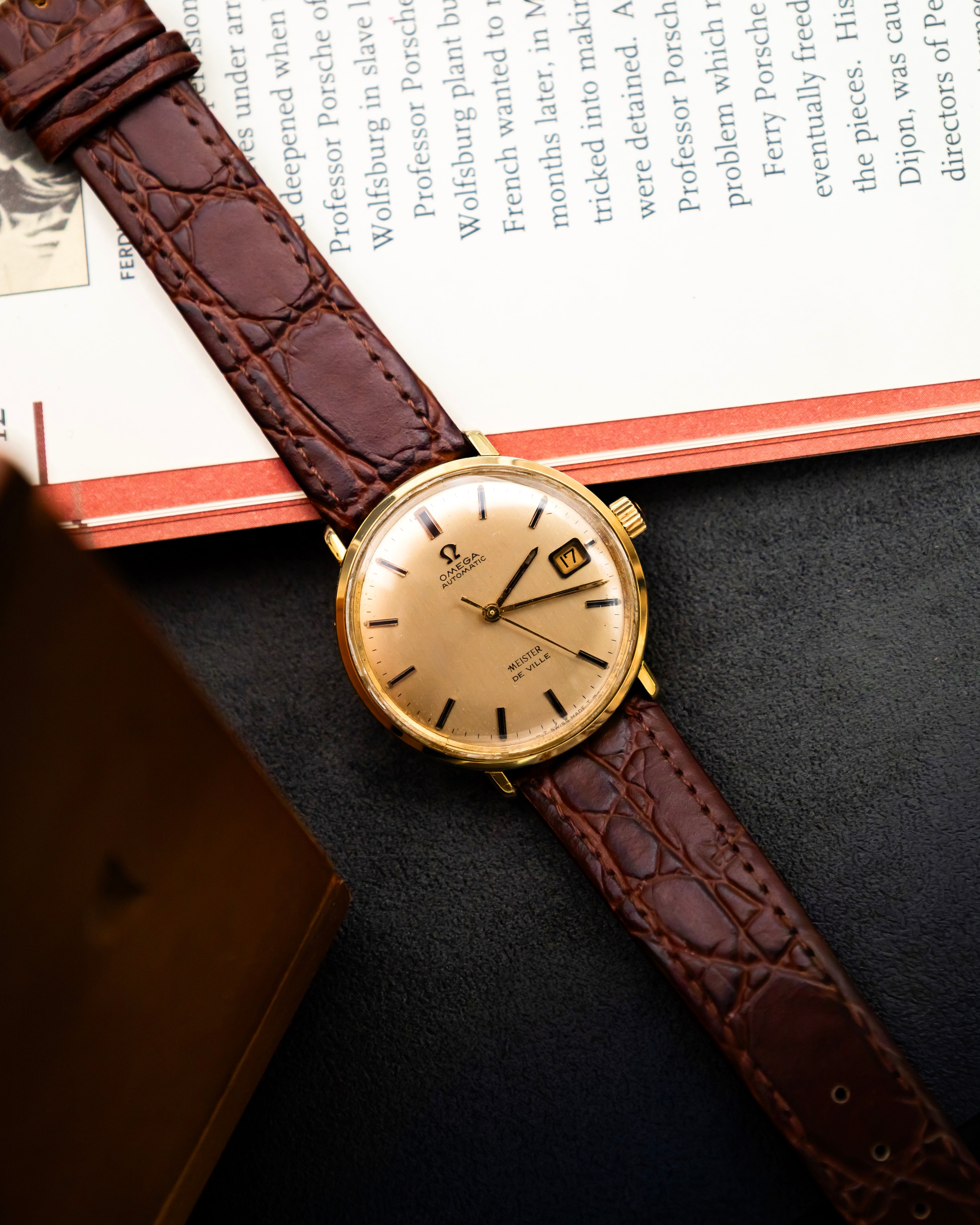 Omega 166.033 Meister De Ville - Gold dial