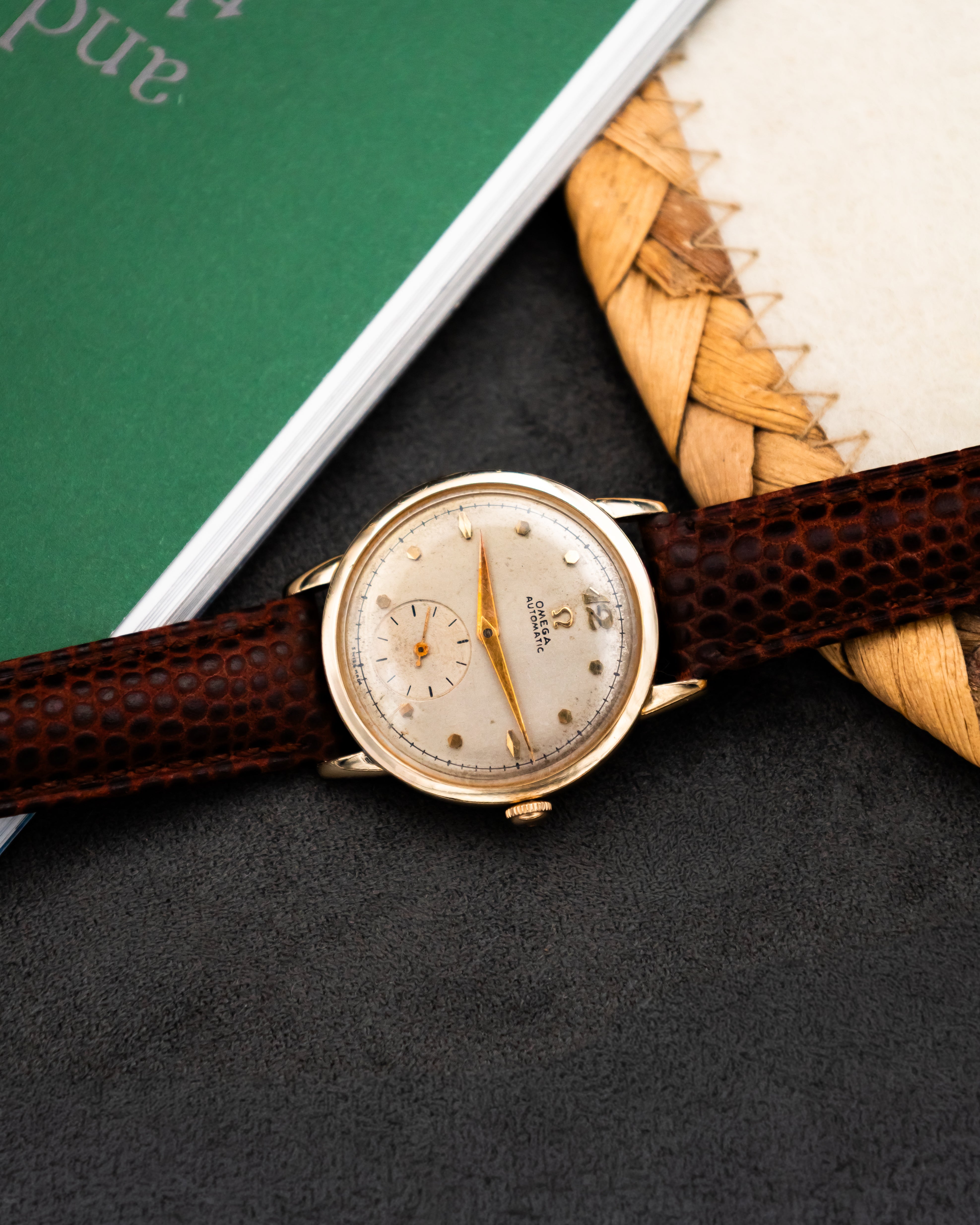 Omega F6212 Automatic Bumper - Ivory Dial