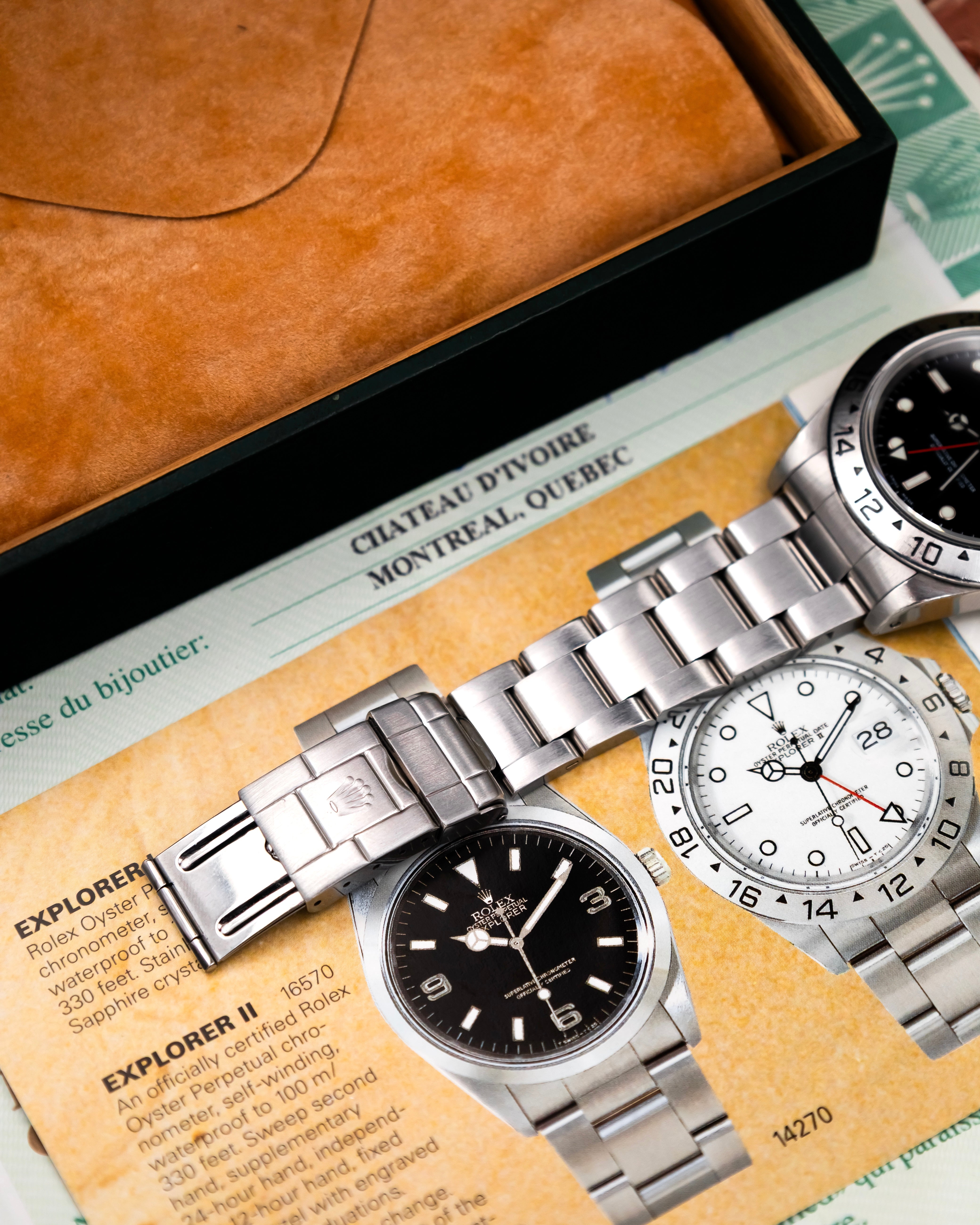 Rolex 16570 Explorer II - Black Dial