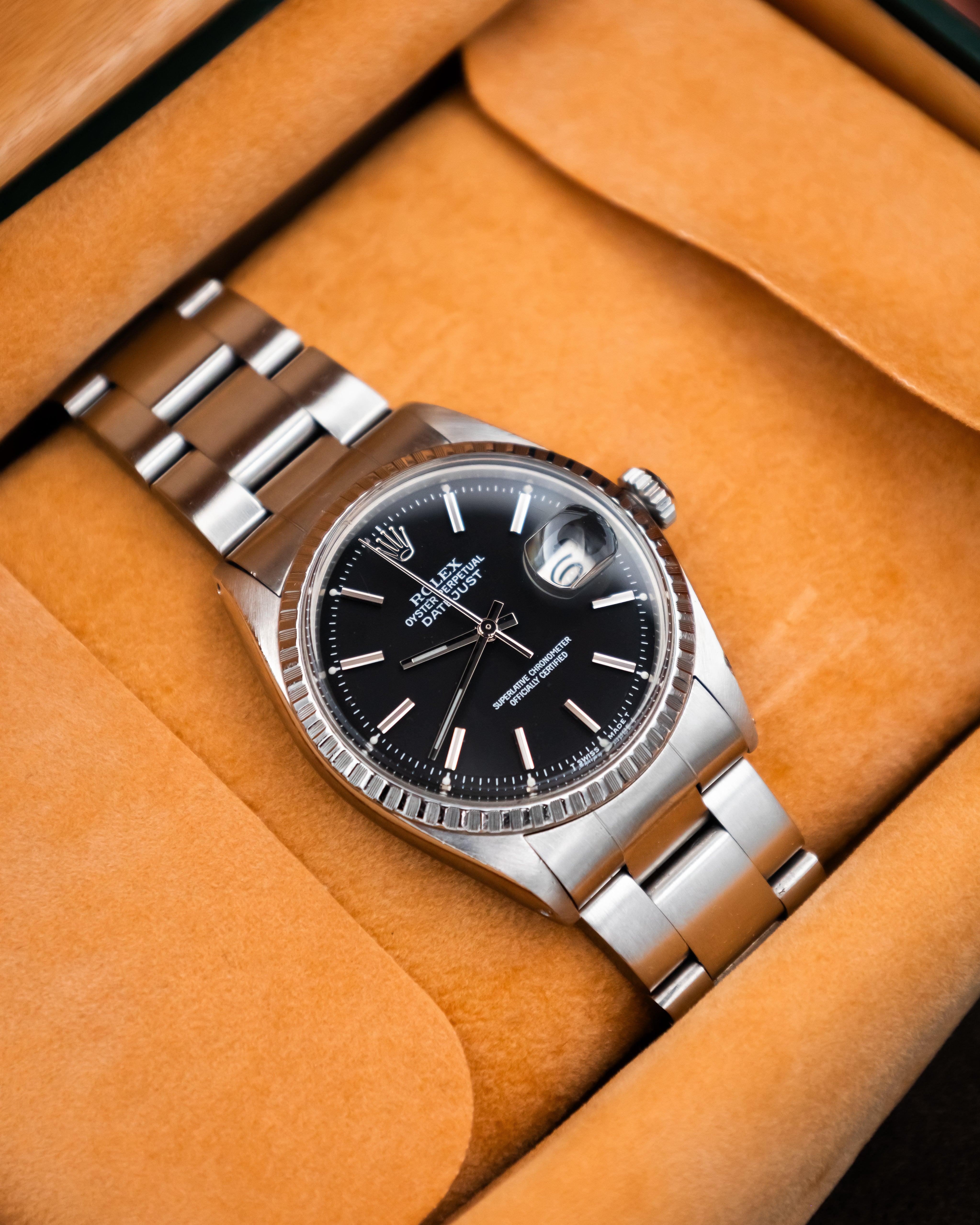Rolex 1603 Perpetual Datejust - Black Dial