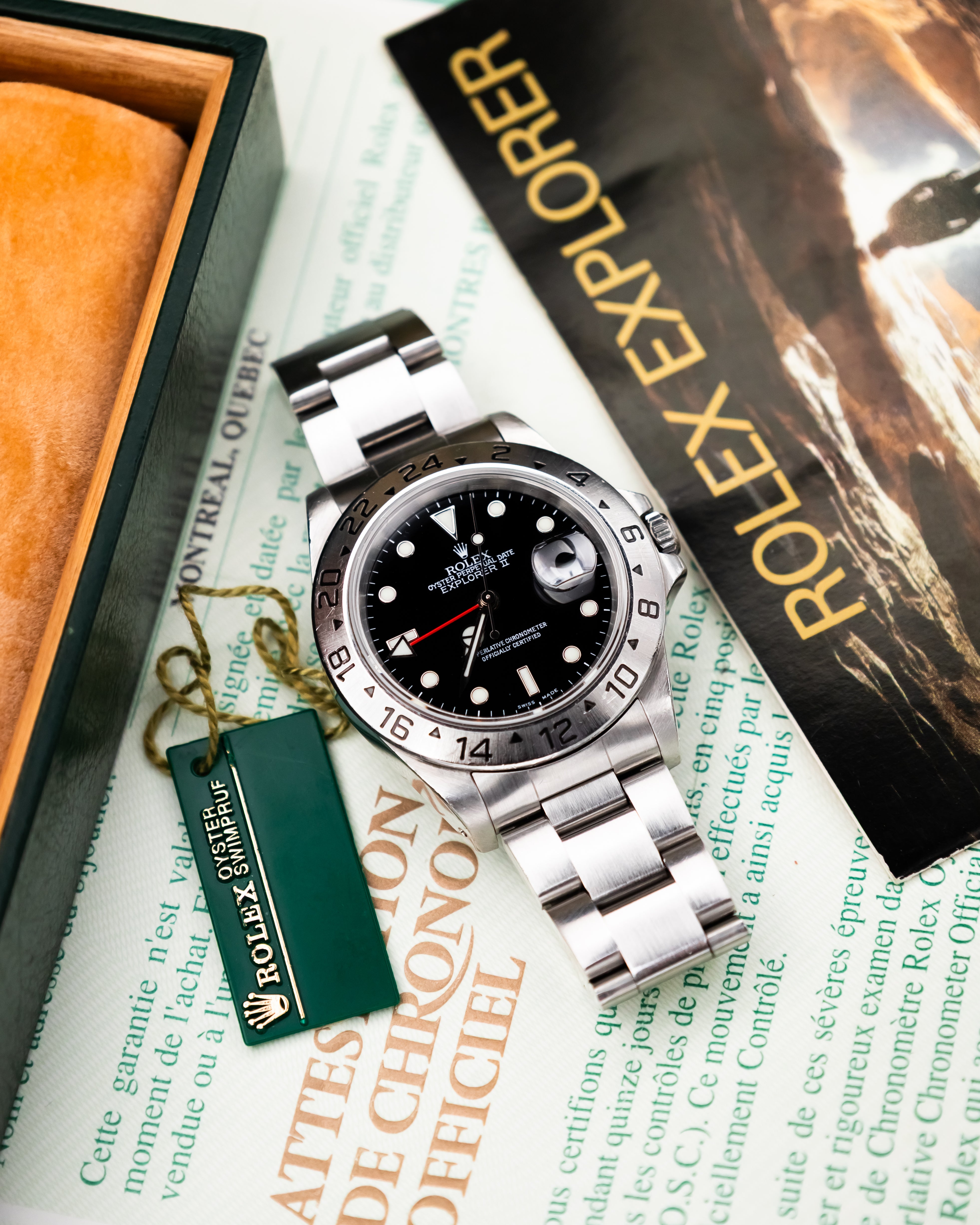 Rolex 16570 Explorer II - Black Dial