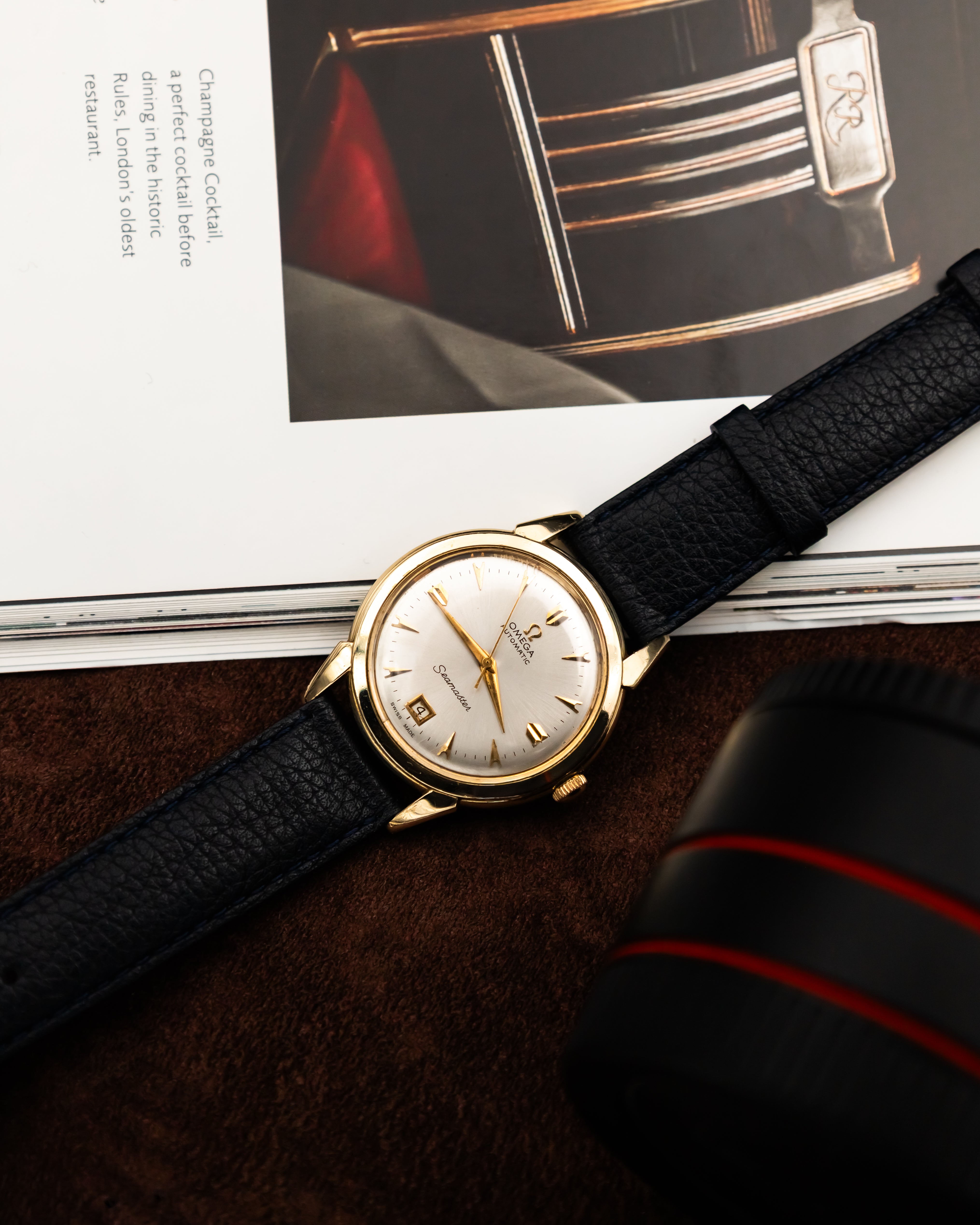 Omega E-14509 Seamaster 14K GF - Champagne Dial