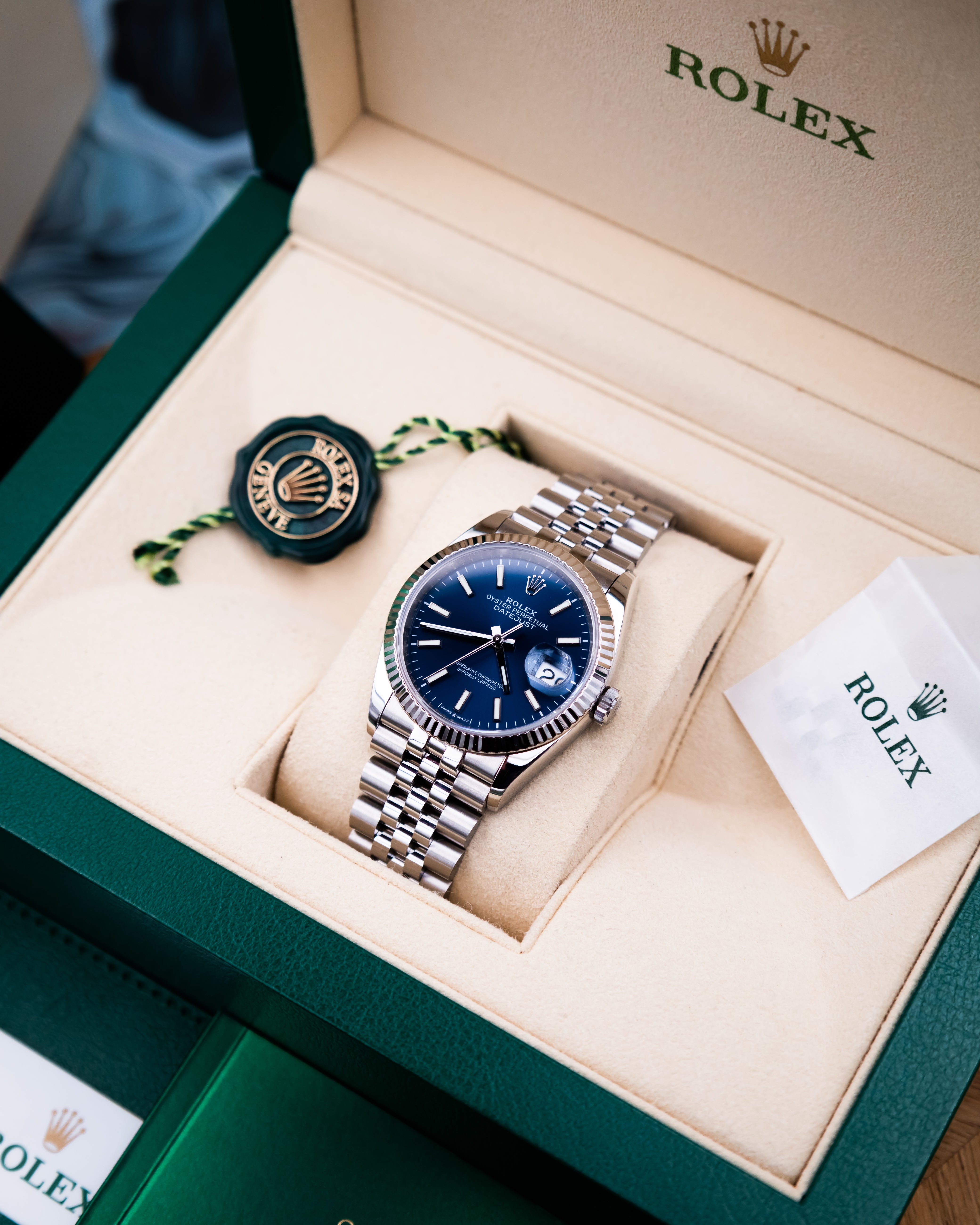 Rolex 126234 Perpetual Datejust - blue dial