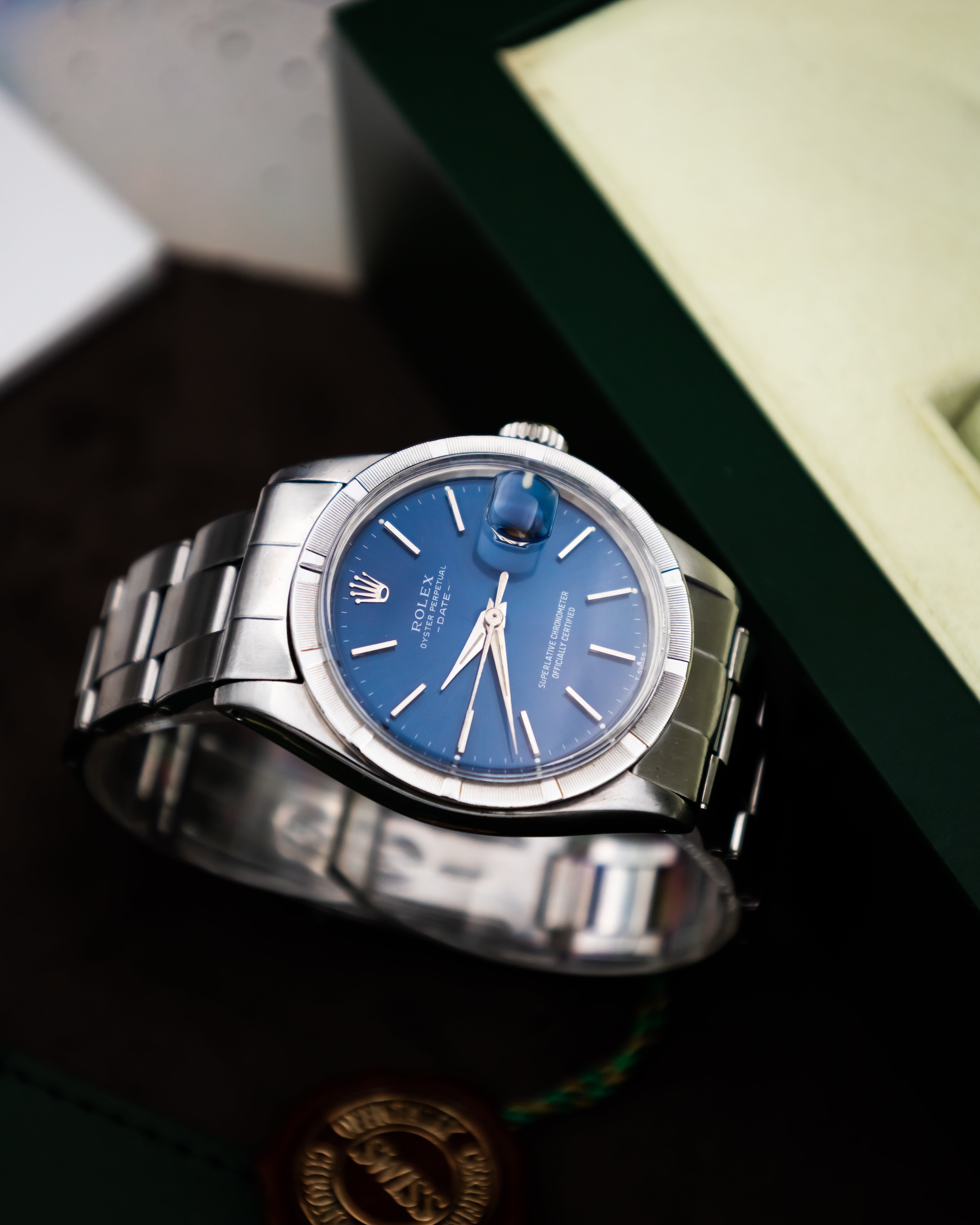 Rolex 1501 Perpetual Date - Blue Dial