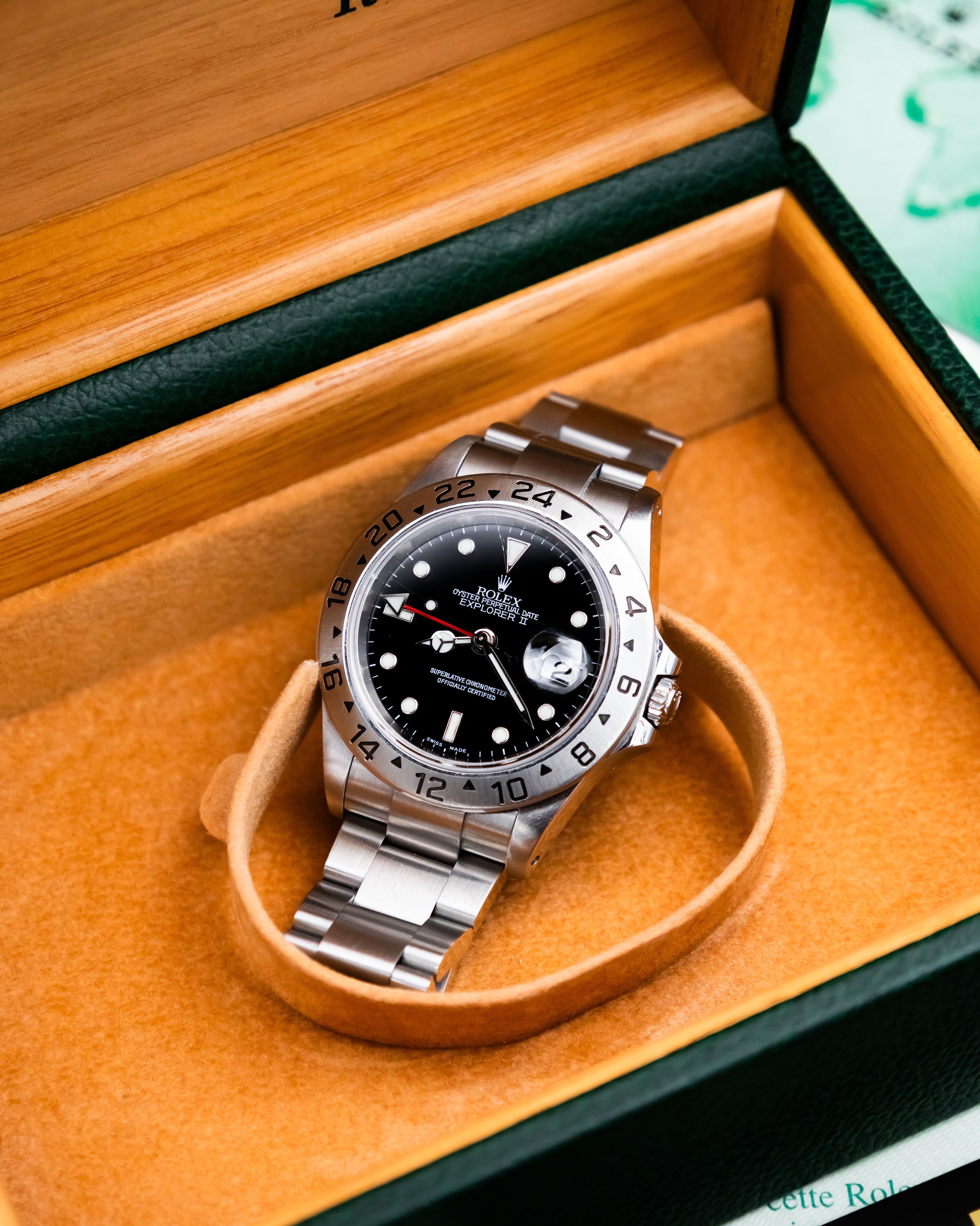 Rolex 16570 Explorer II - Black Dial