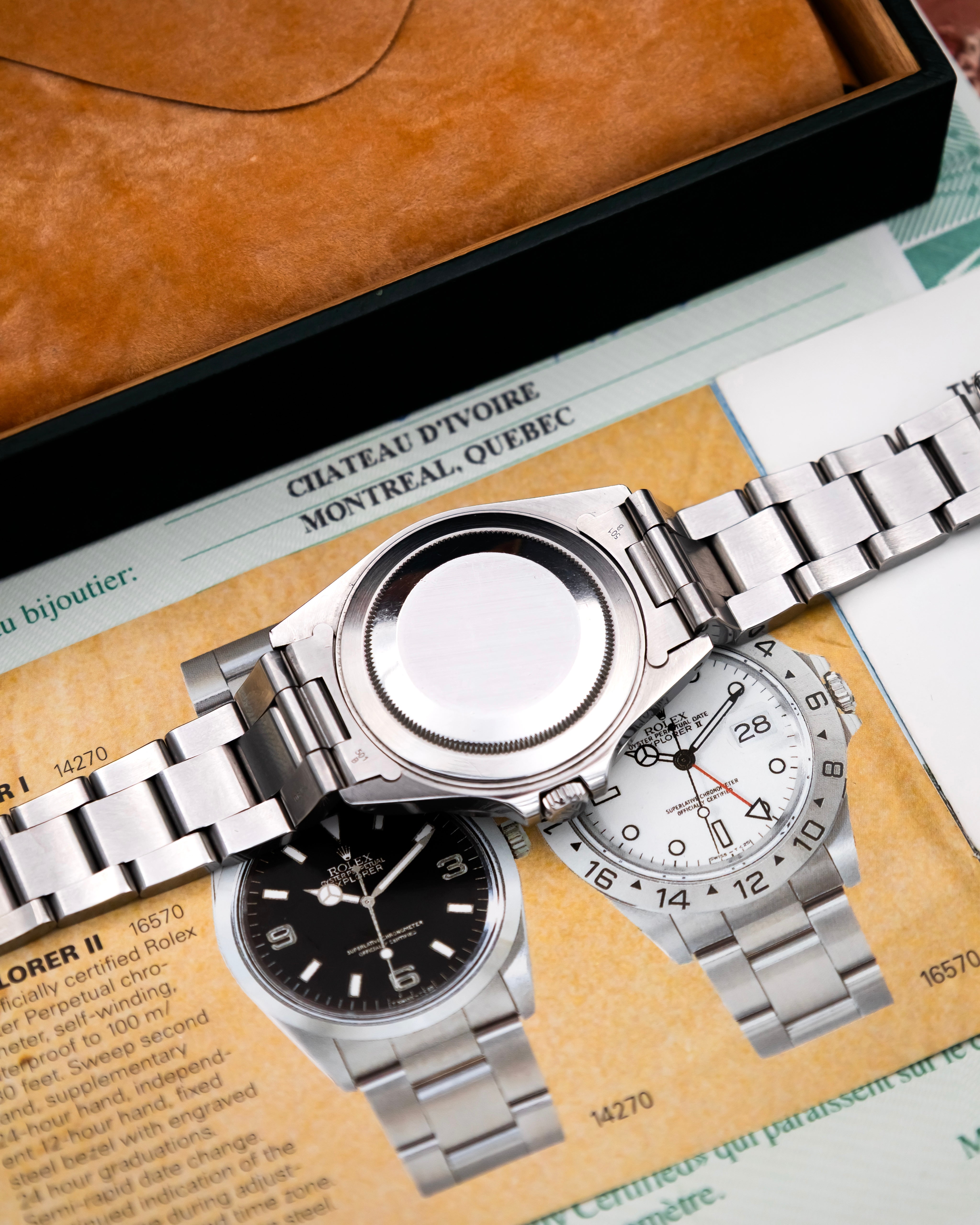 Rolex 16570 Explorer II - Black Dial