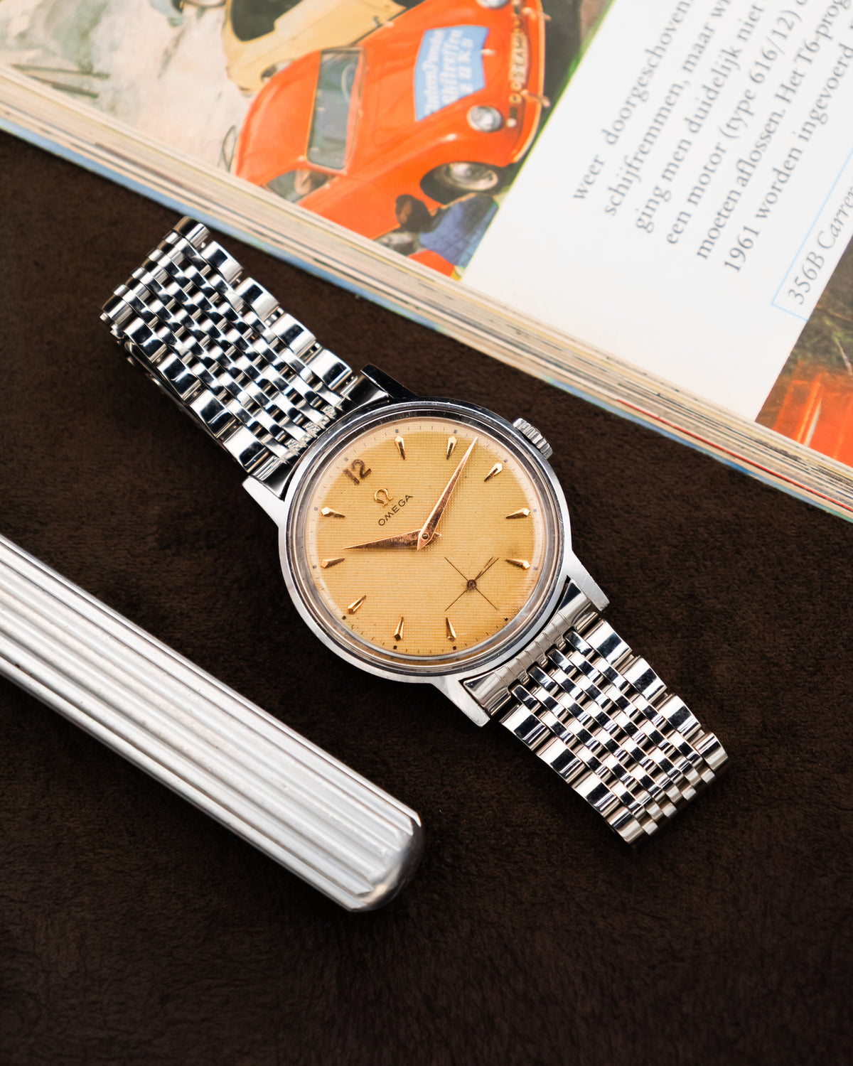 Omega 125.003-62 Seamaster Sub-Second - Waffle Dial