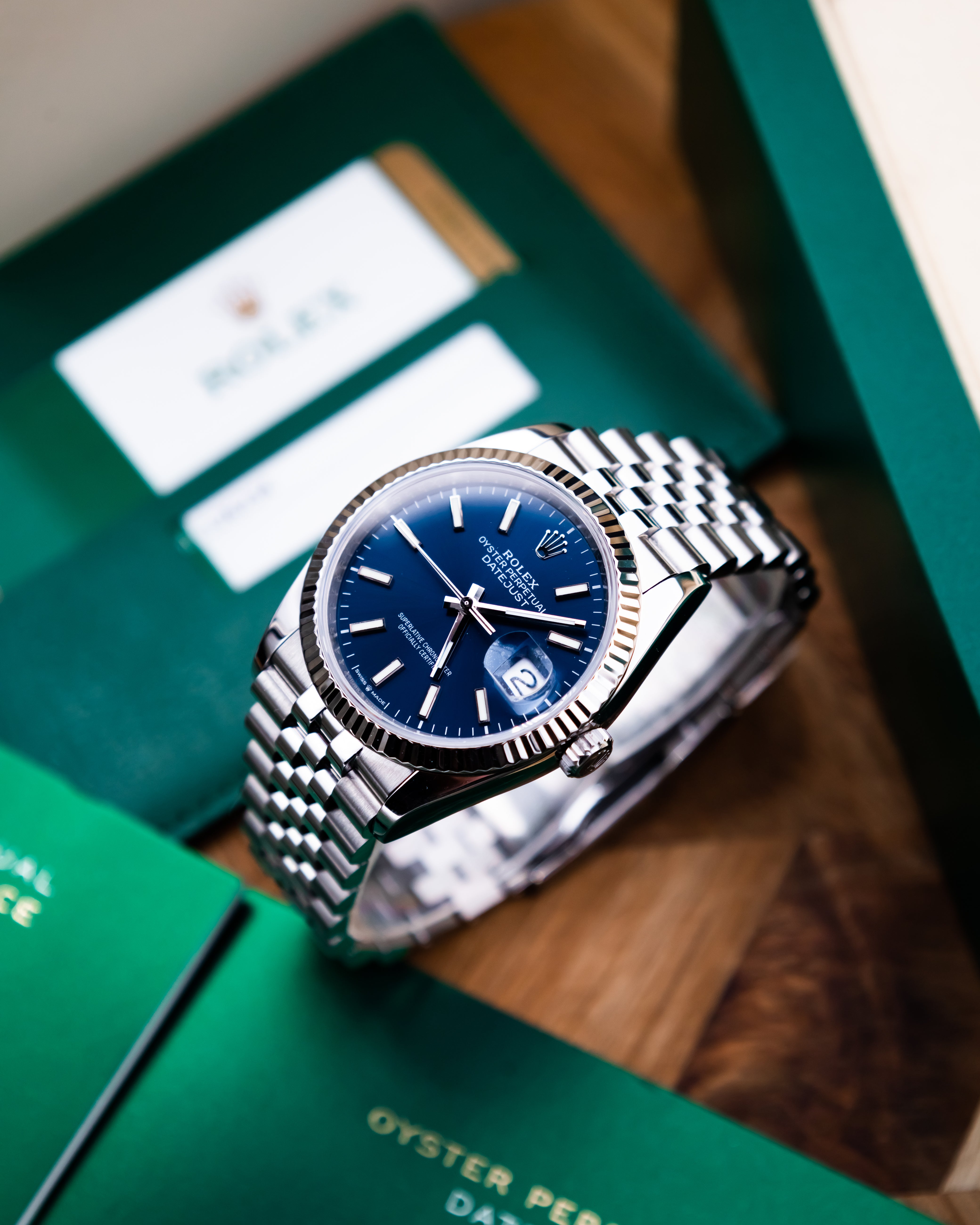 Rolex 126234 Perpetual Datejust - blue dial