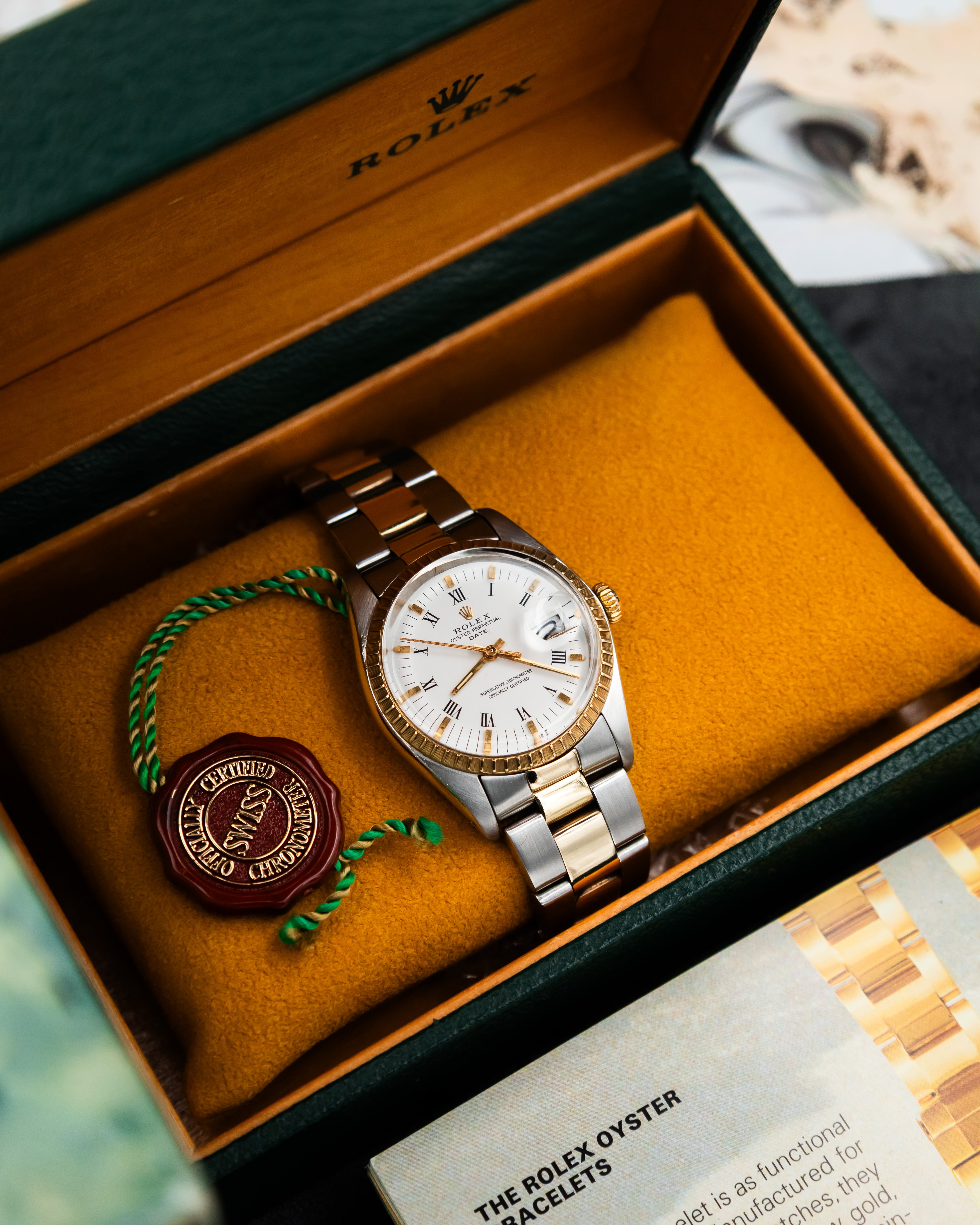 Rolex 1505 Perpetual Date - Roman Dial