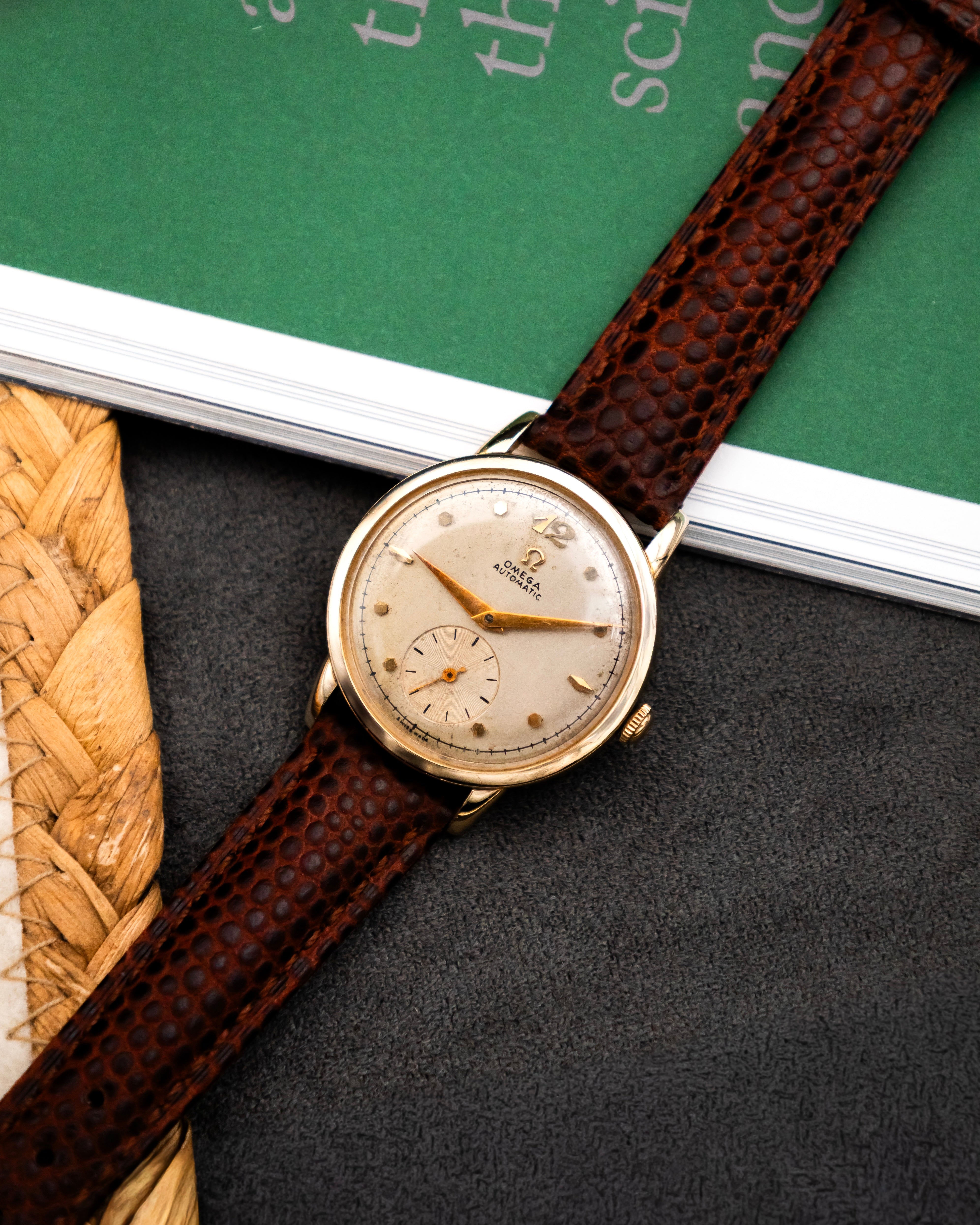 Omega F6212 Automatic Bumper - Ivory Dial