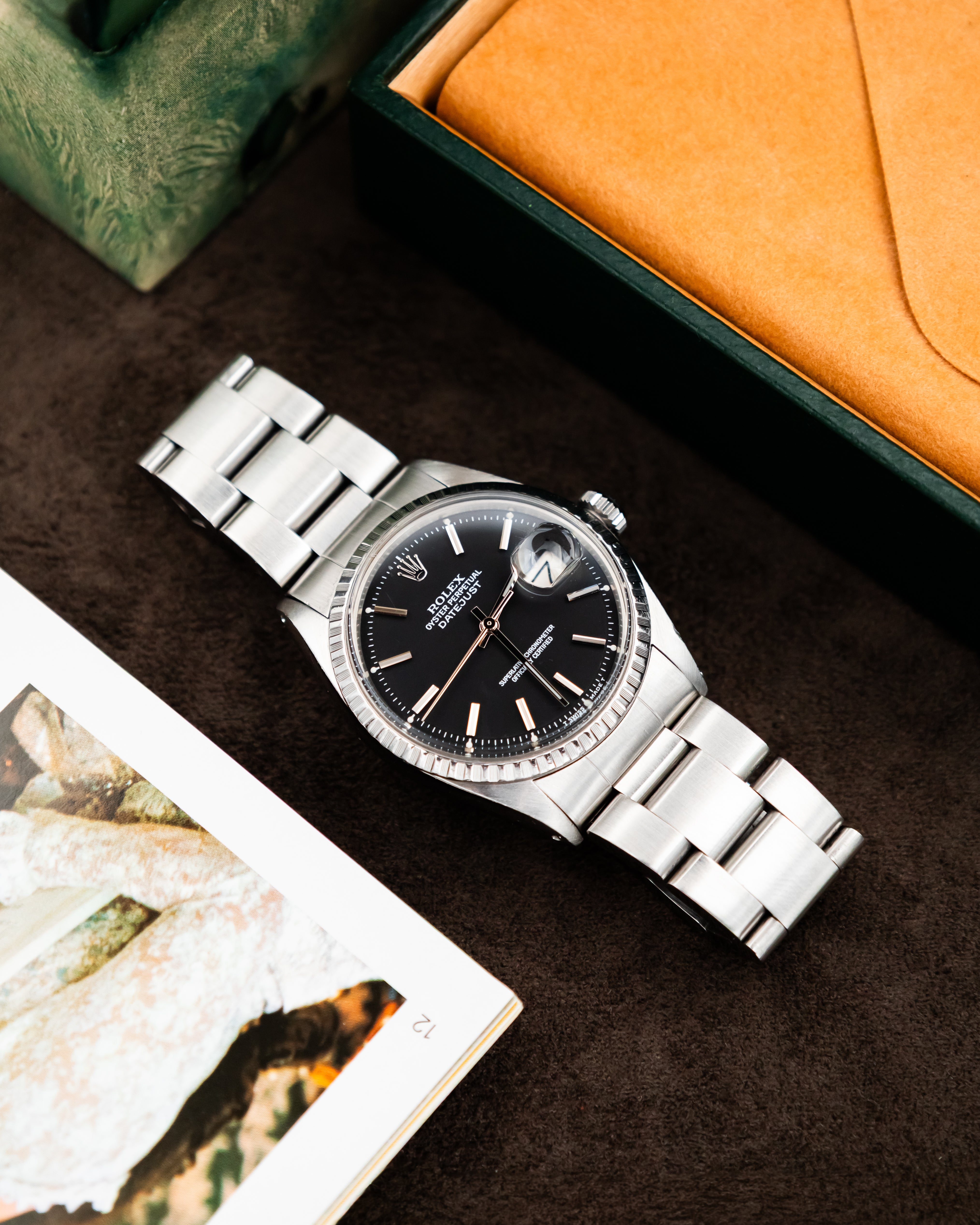 Rolex 1603 Perpetual Datejust - Black Dial