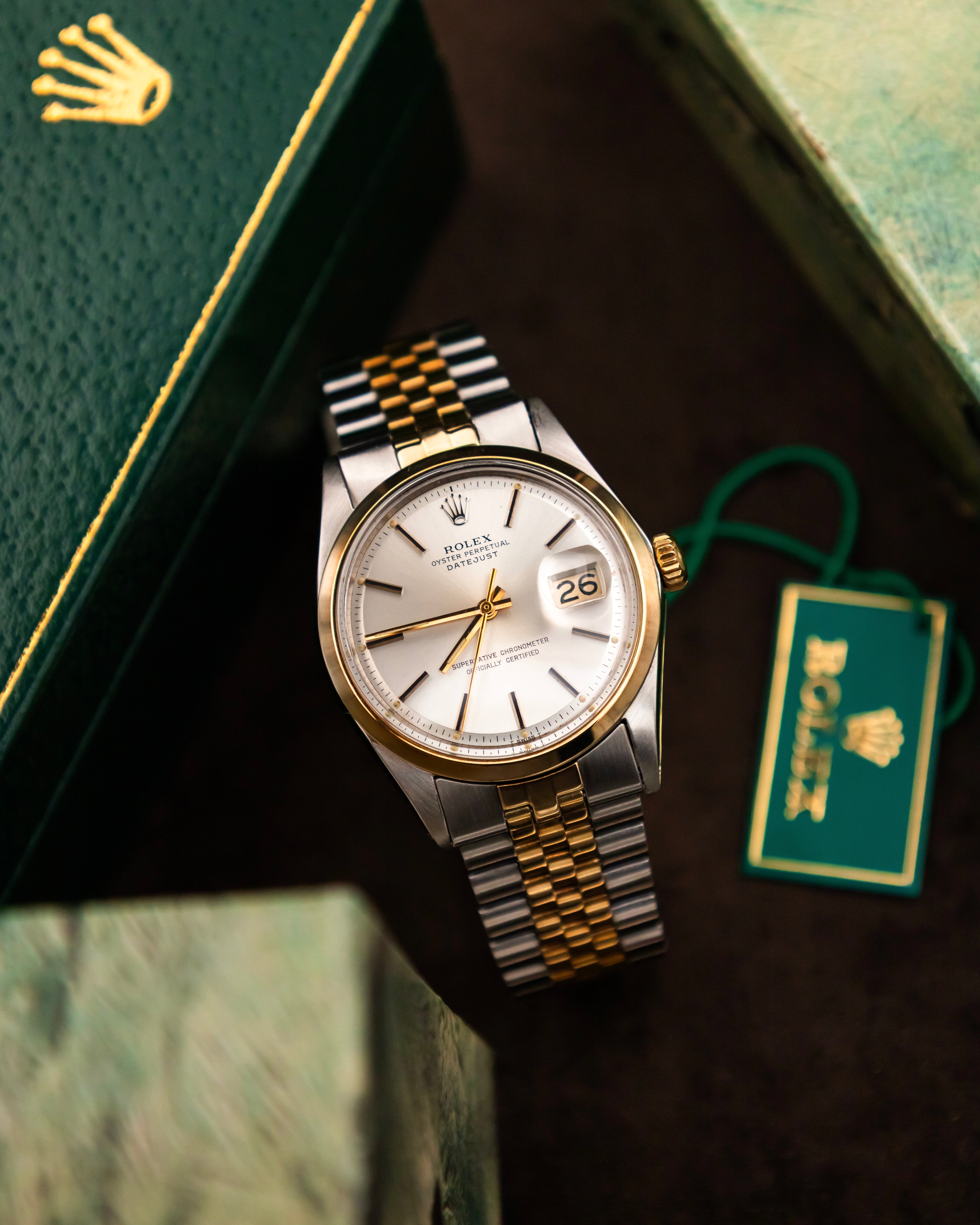 Rolex 1600 Datejust Two-Tone - White Dial