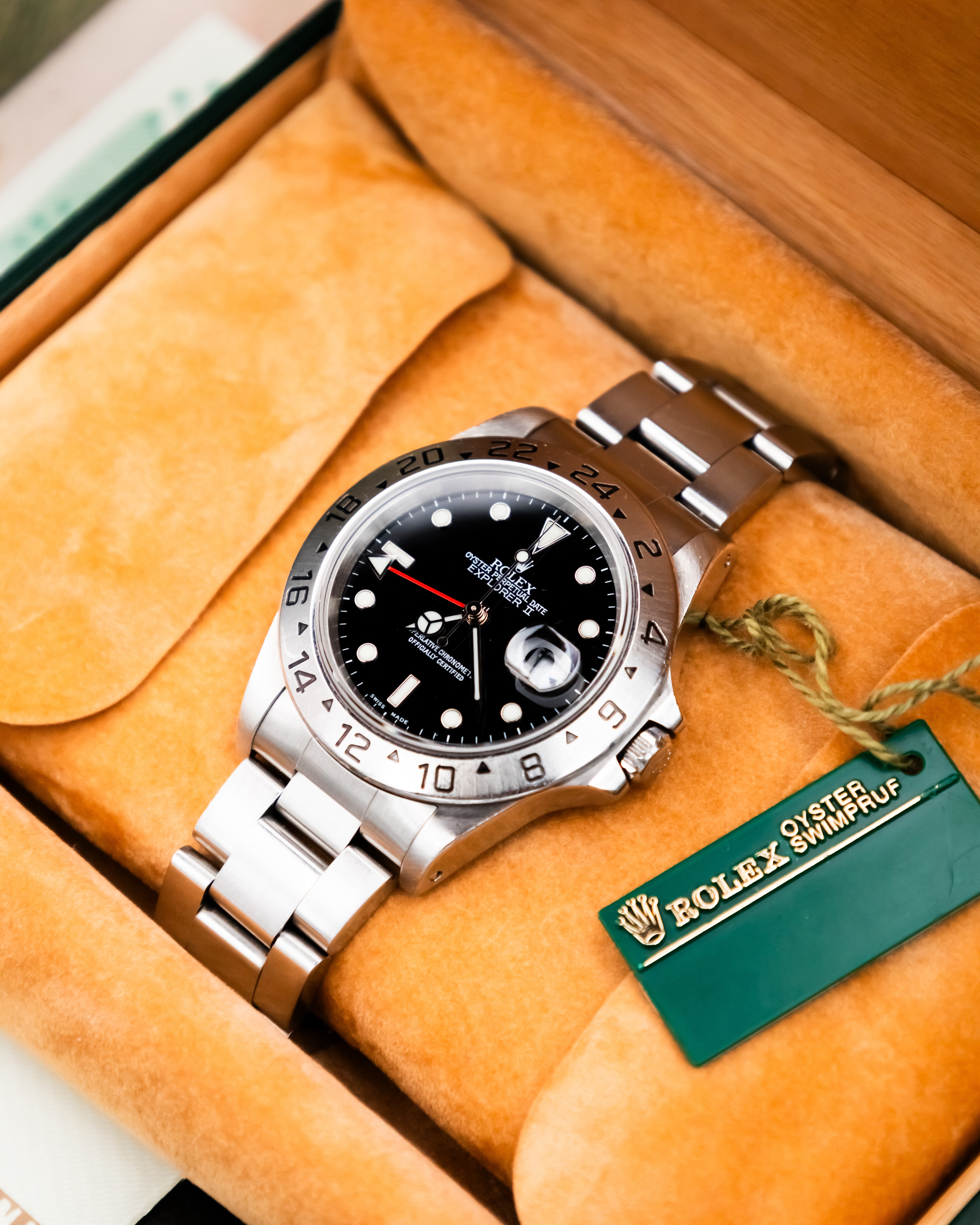 Rolex 16570 Explorer II - Black Dial