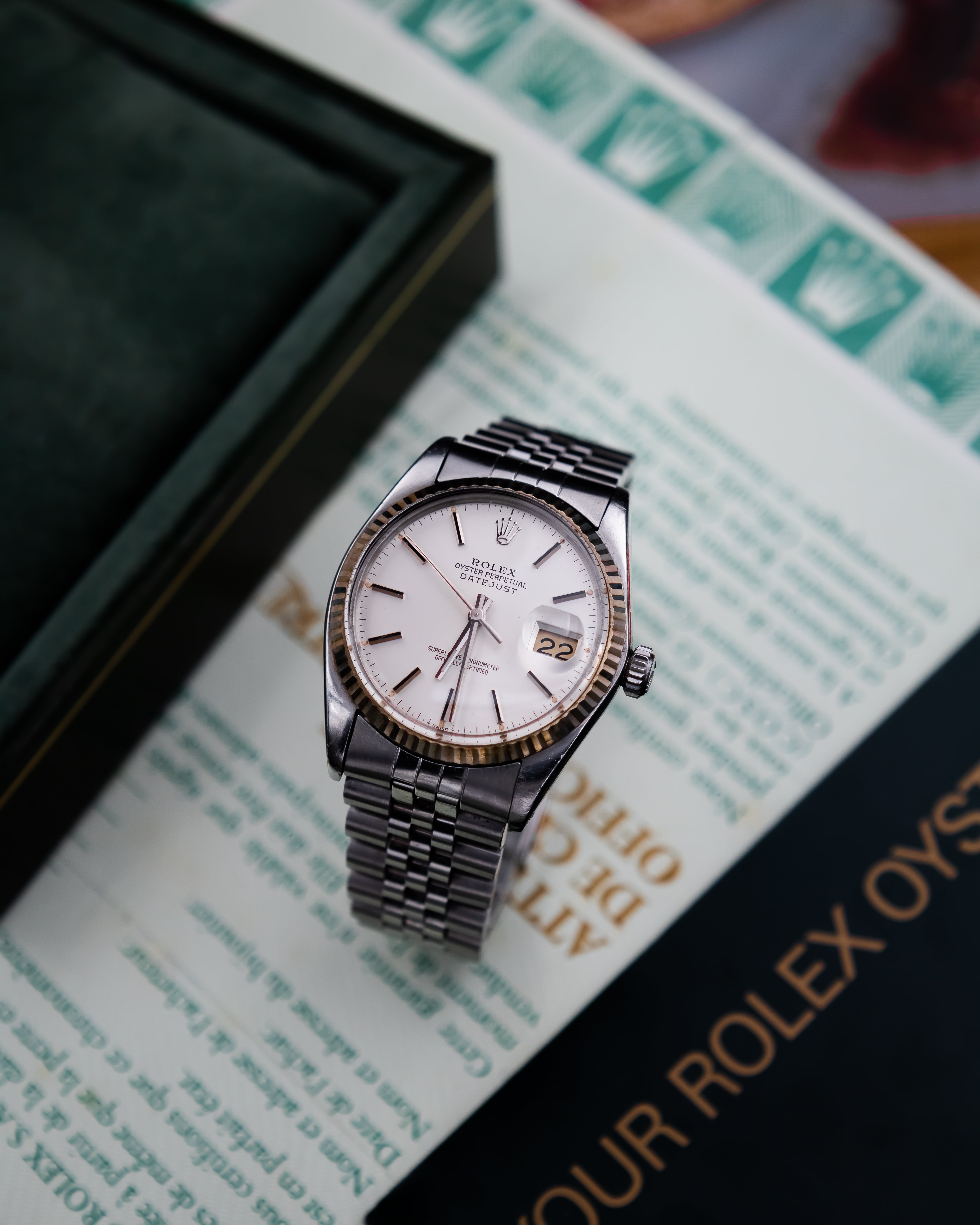 Rolex 16014 Perpetual Datejust - grey dial