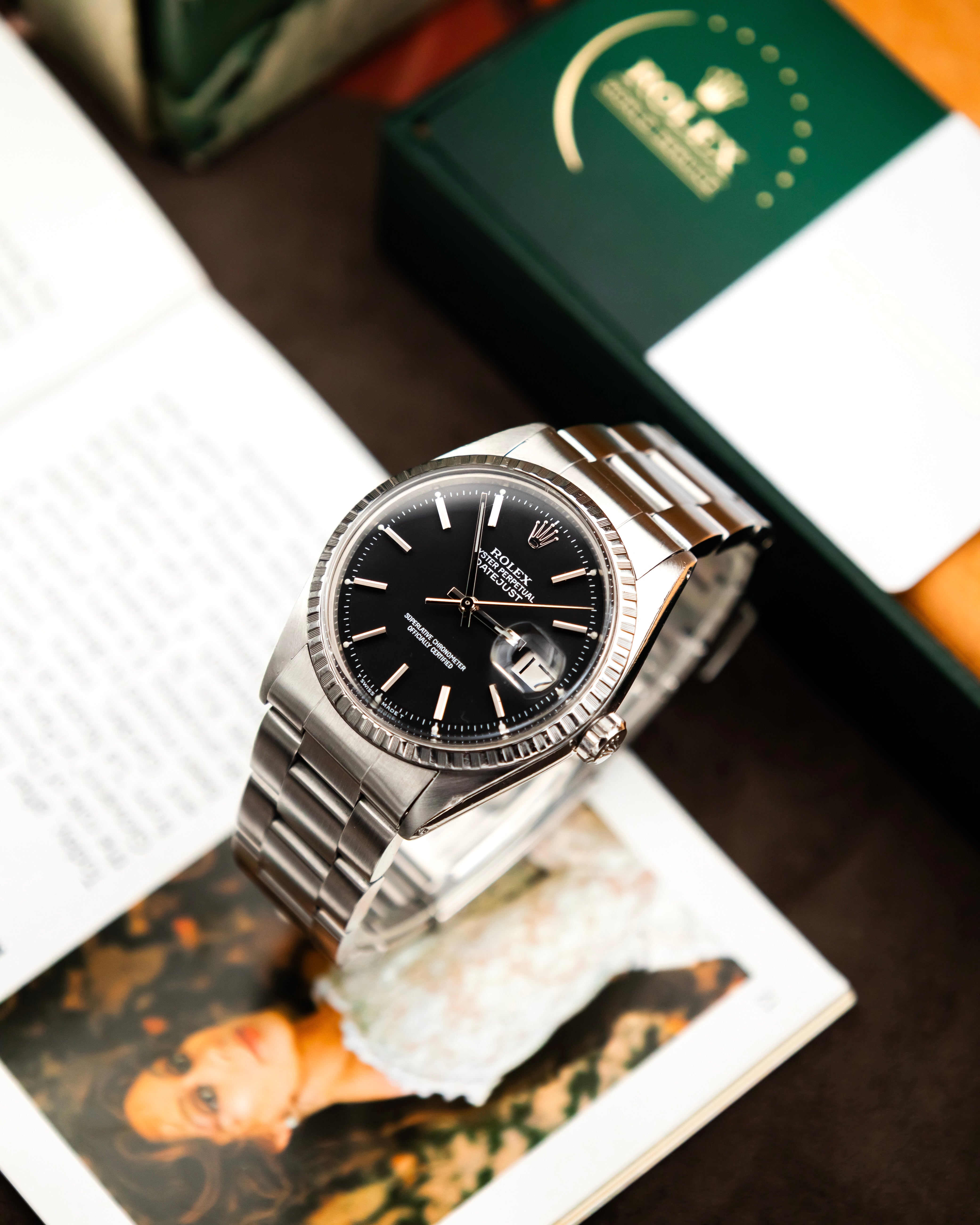 Rolex 1603 Perpetual Datejust - Black Dial