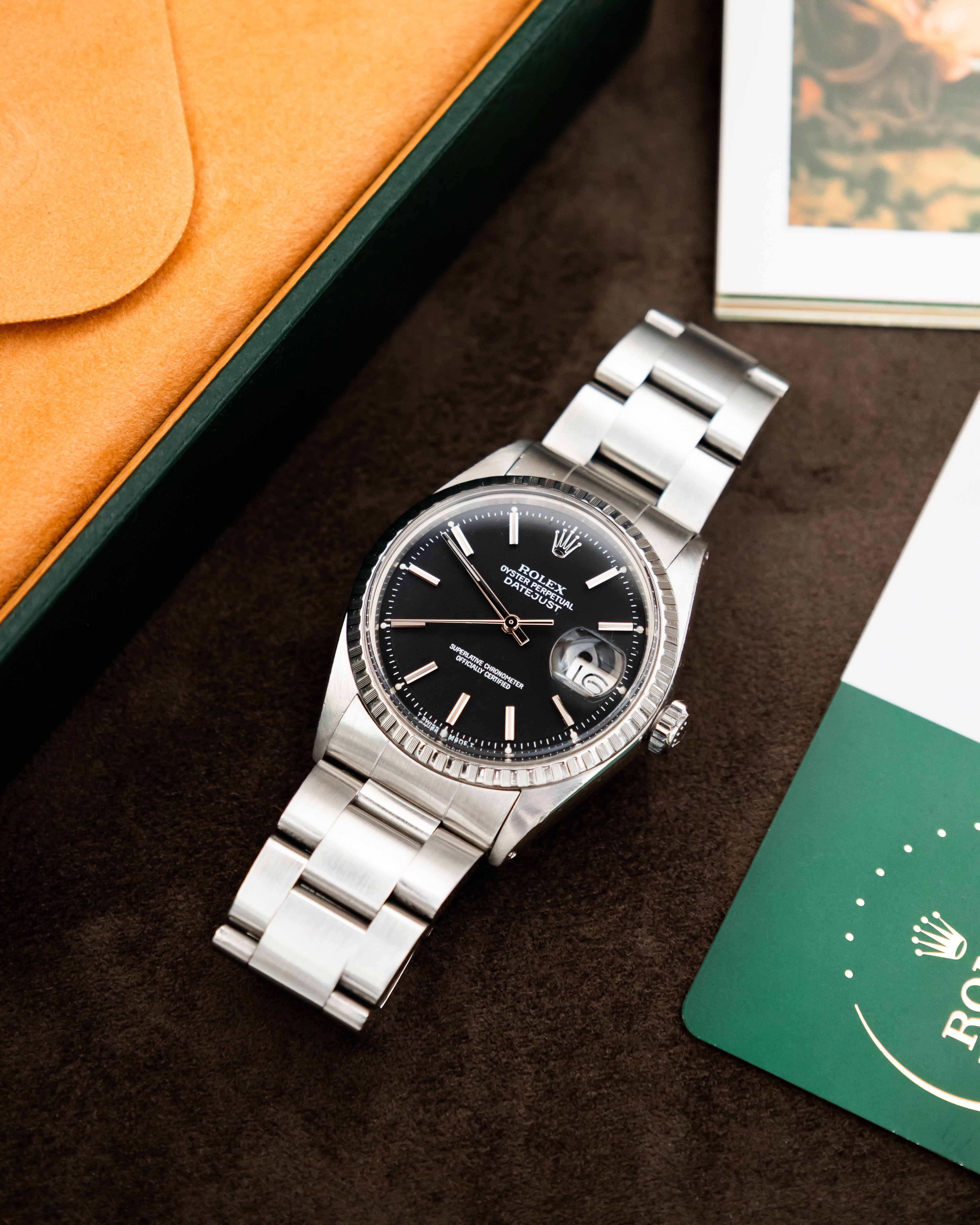 Rolex 1603 Perpetual Datejust - Black Dial