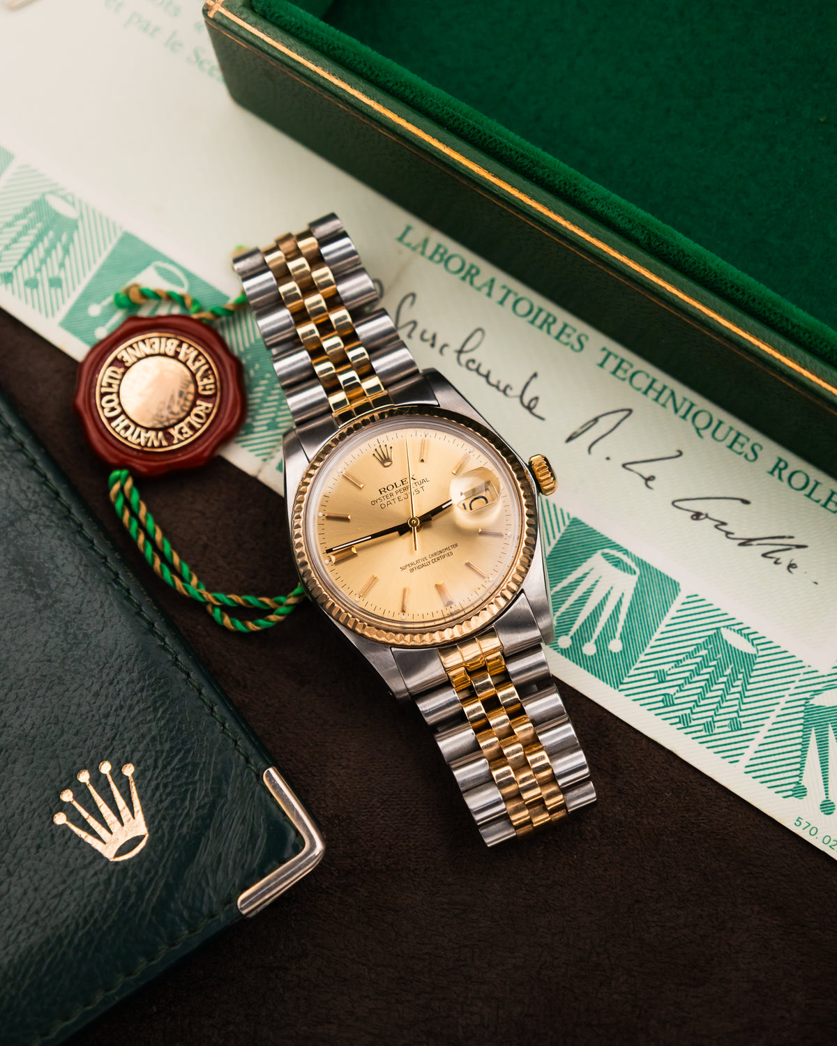 Rolex 16013 Perpetual Datejust - Champagne dial
