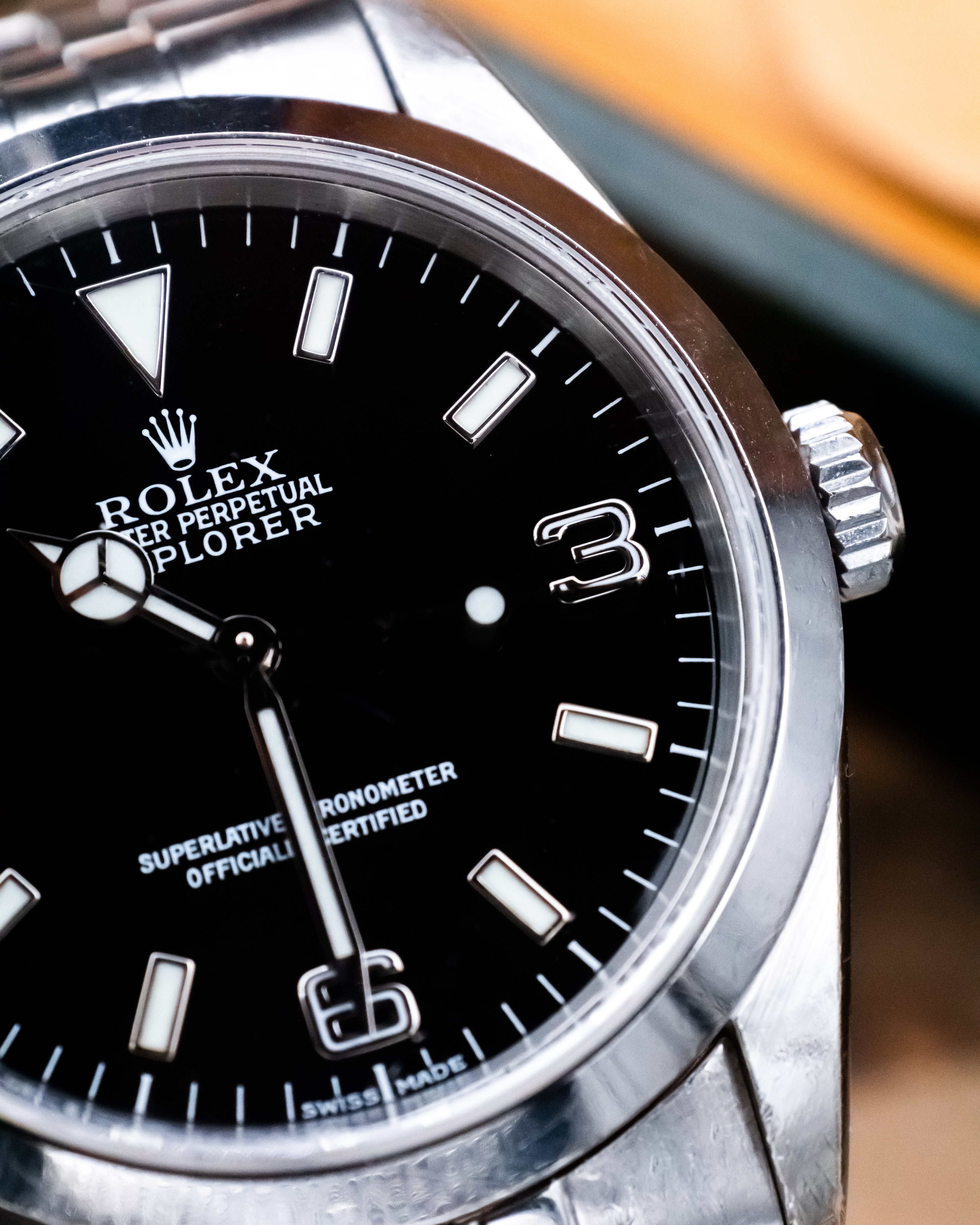 Rolex 14270 Explorer - SWISS black dial