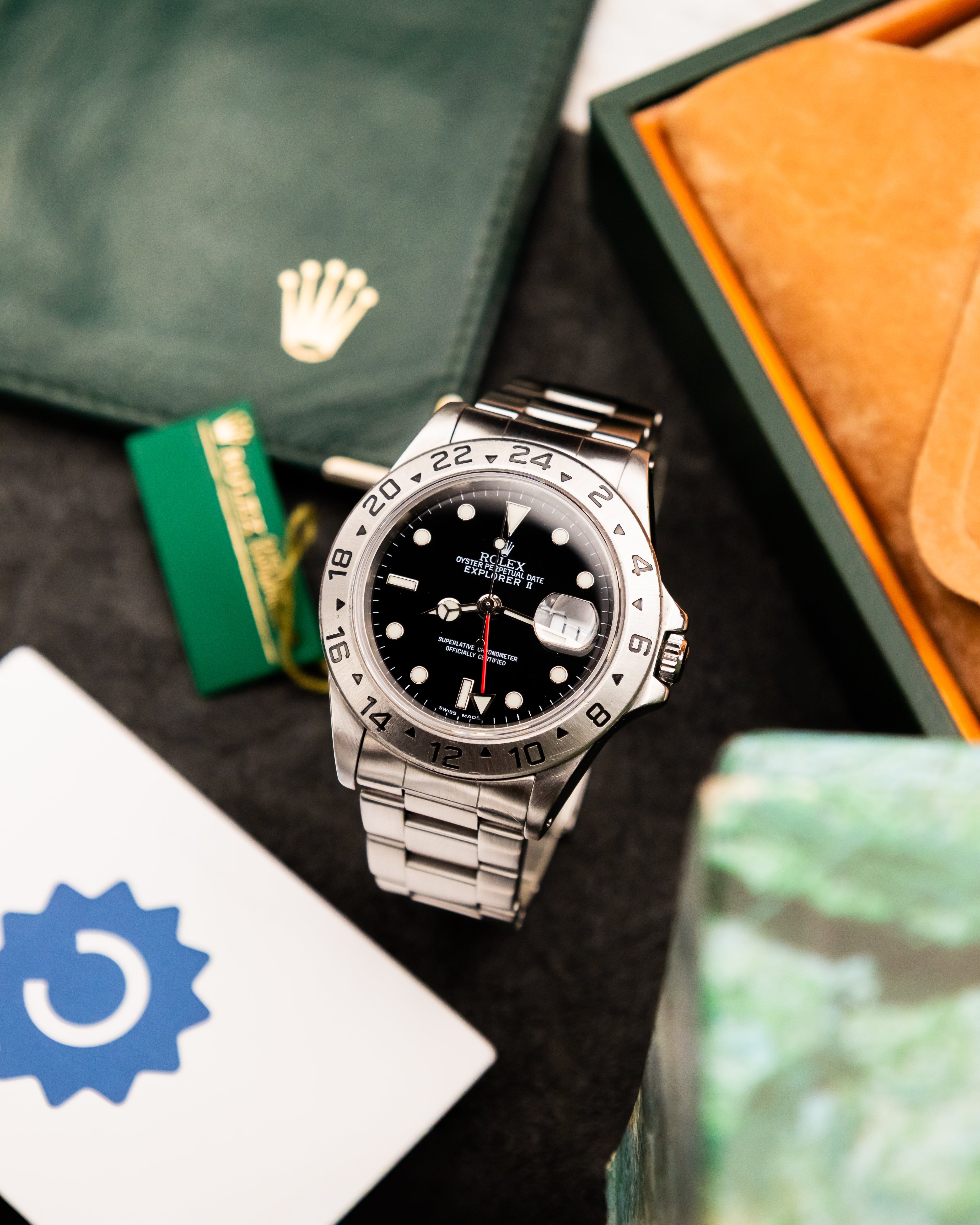 Rolex 16570 Explorer II - Black Dial