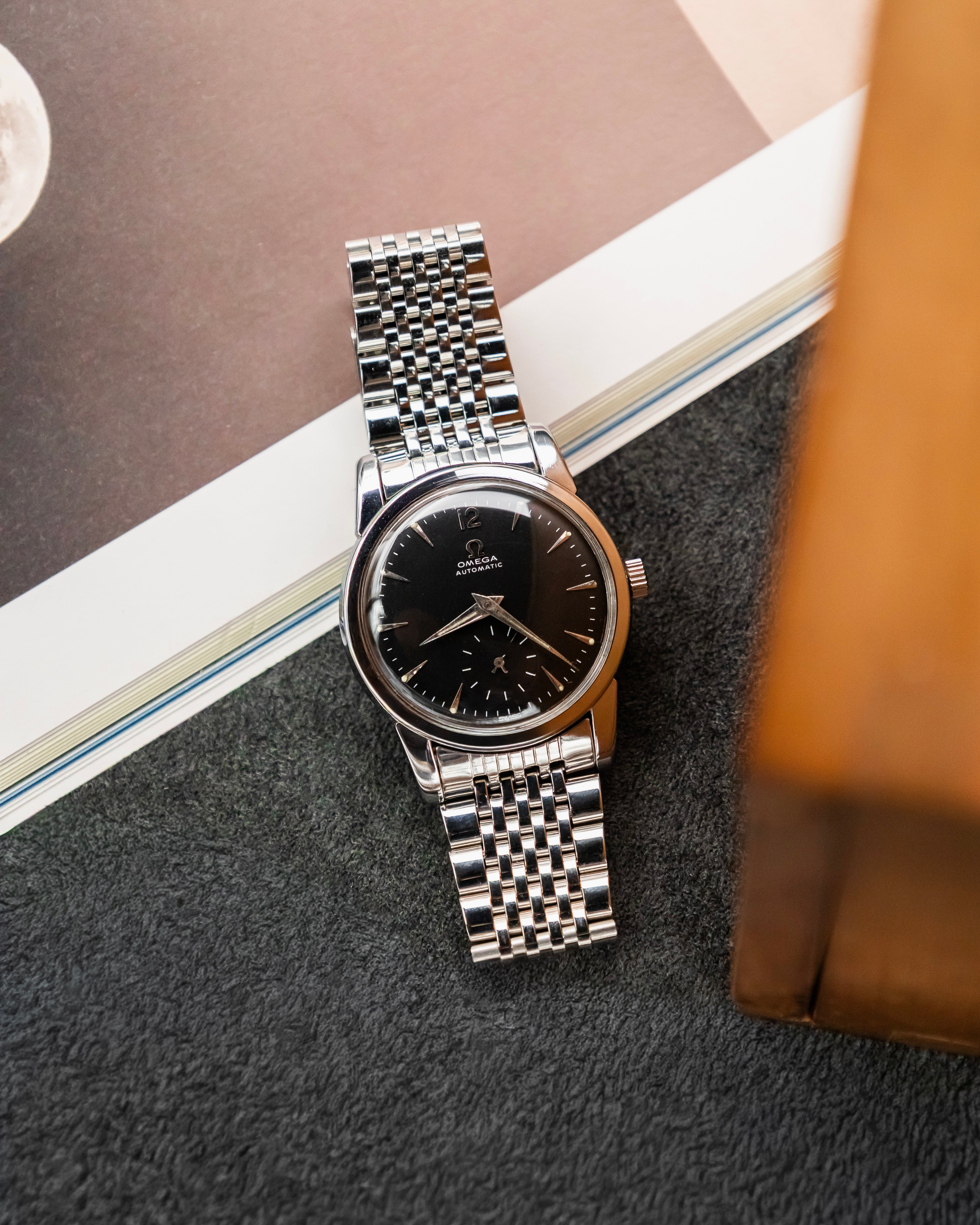 Omega 2848-1 Seamaster Sub-Second - Black Dial