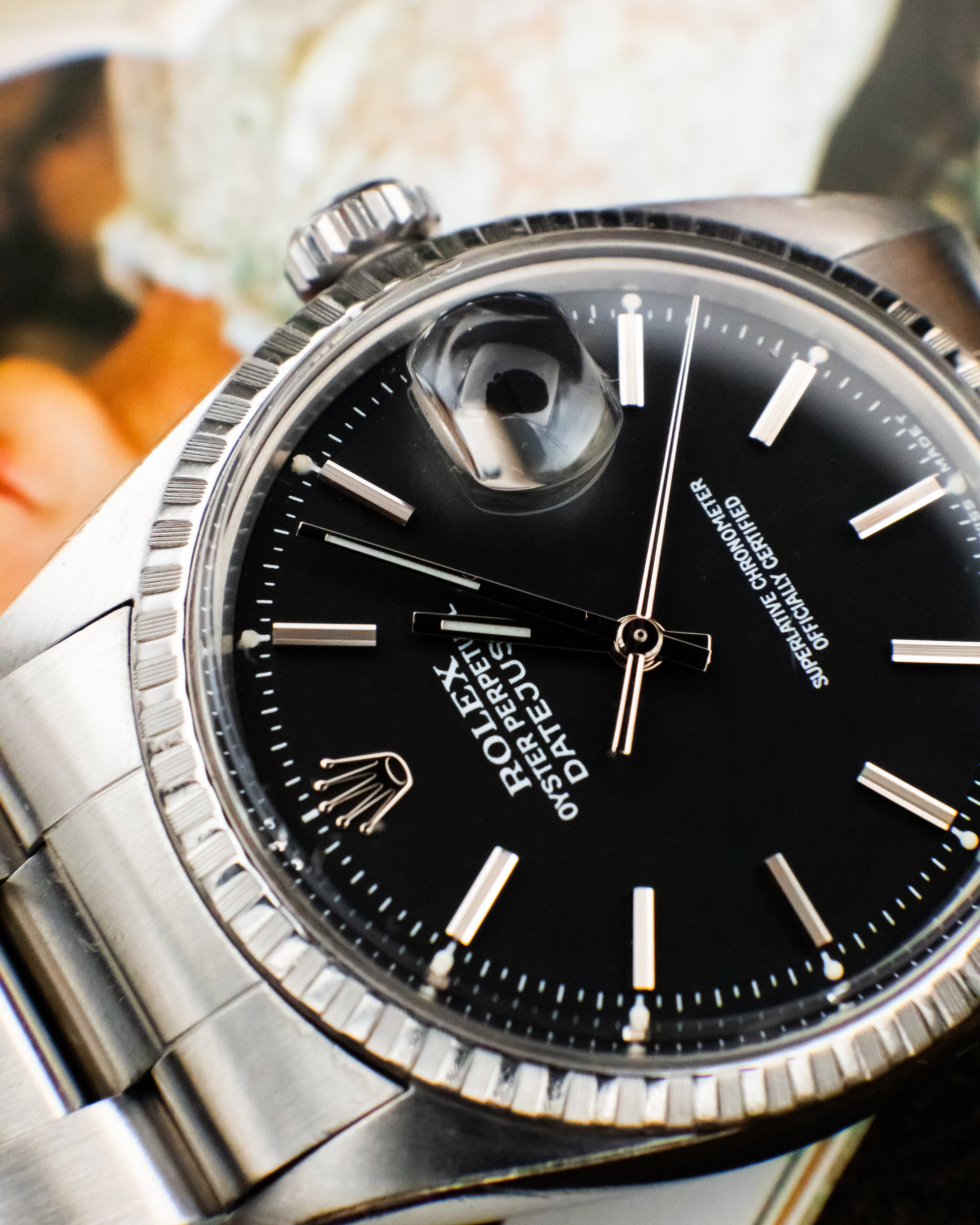 Rolex 1603 Perpetual Datejust - Black Dial