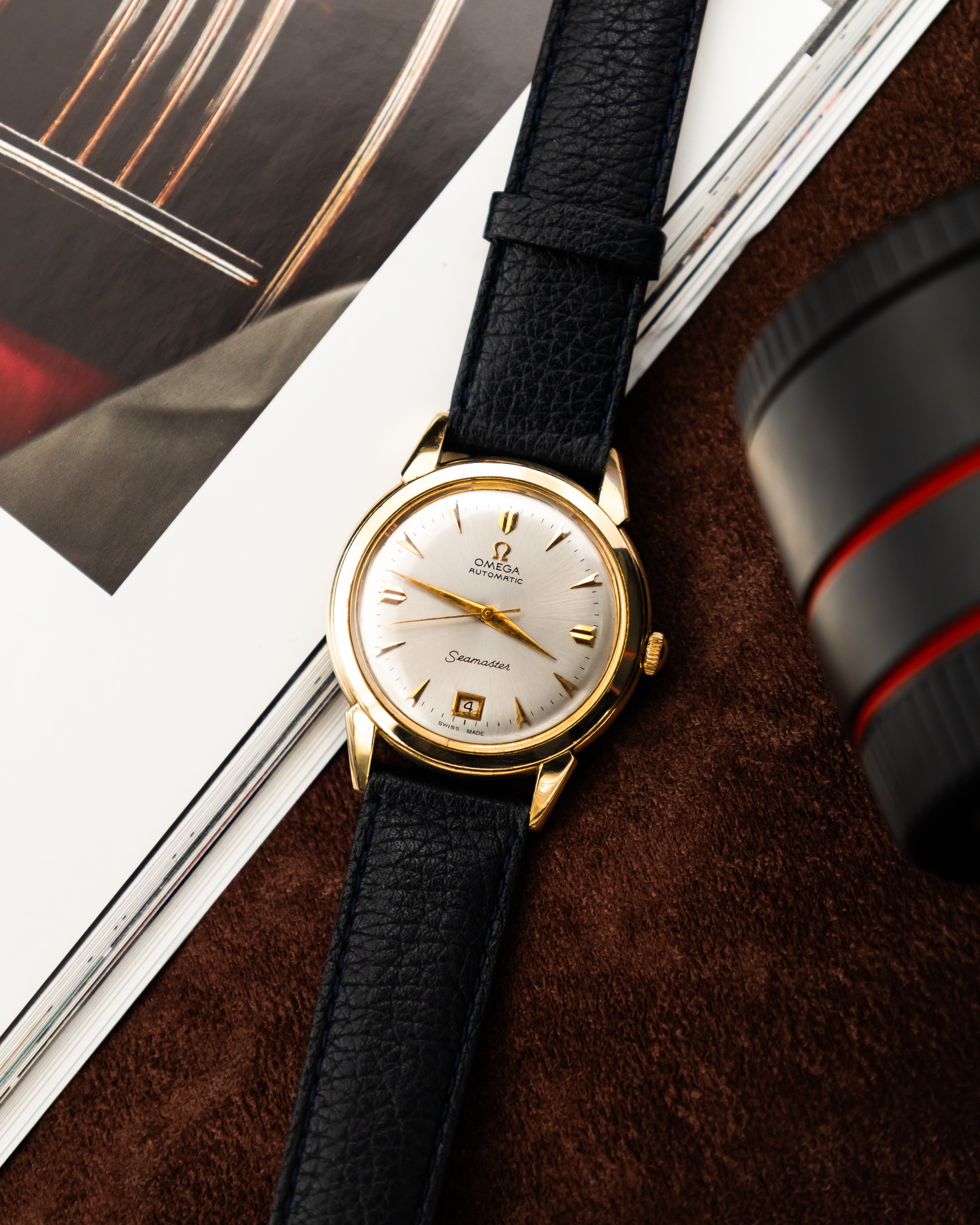 Omega E-14509 Seamaster 14K GF - Champagne Dial