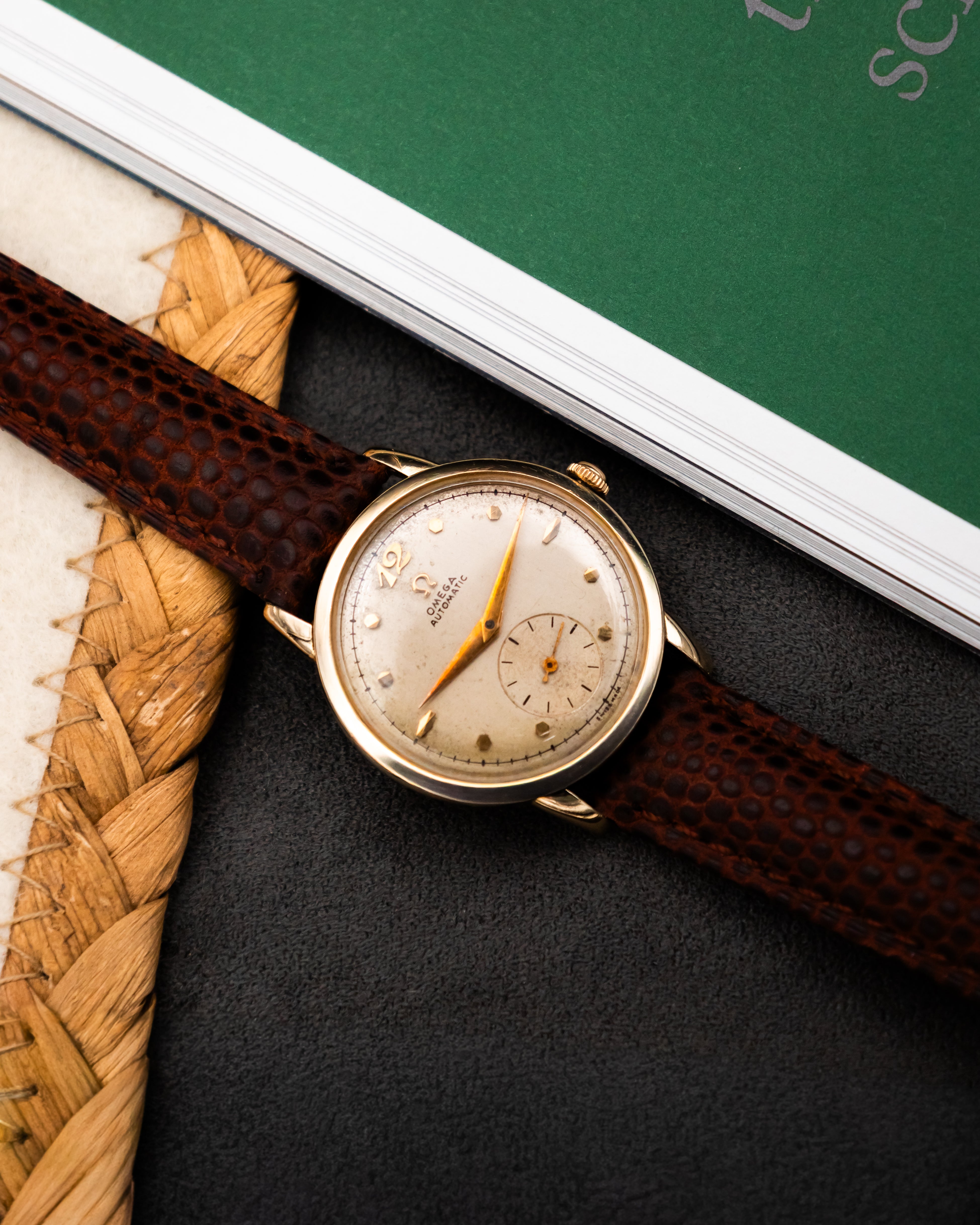 Omega F6212 Automatic Bumper - Ivory Dial