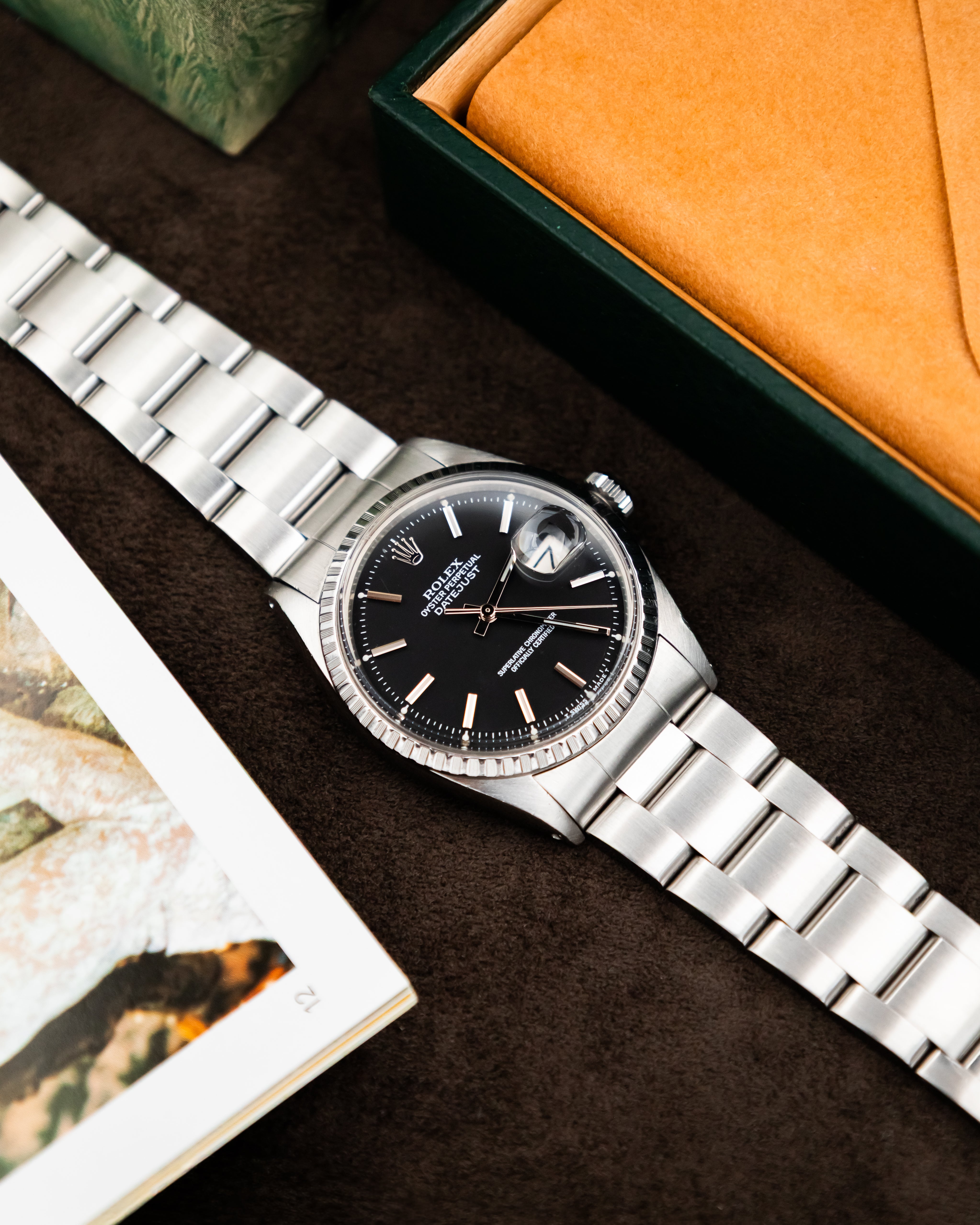 Rolex 1603 Perpetual Datejust - Black Dial