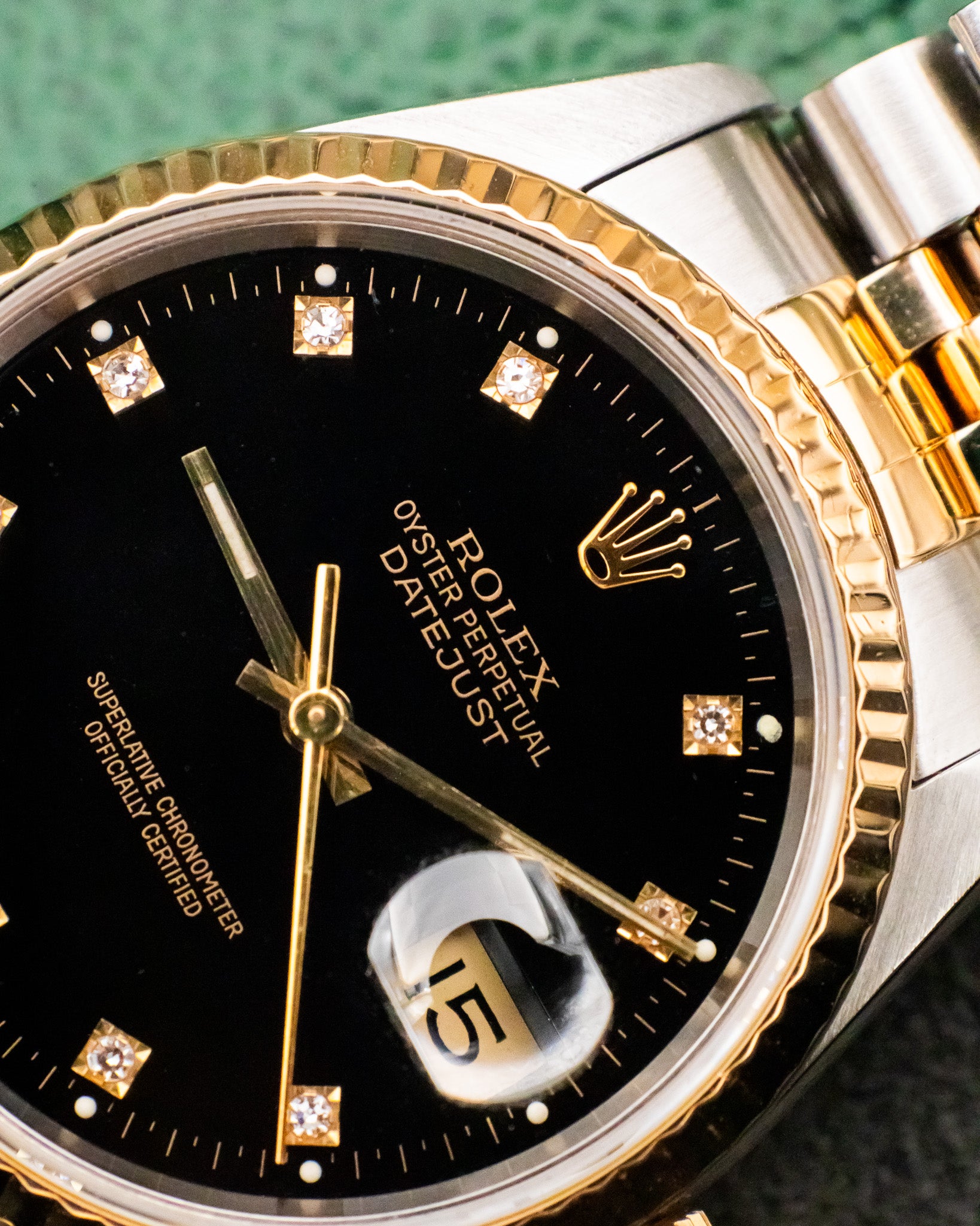 Rolex 16233 Perpetual Datejust - Factory Diamond Set Dial