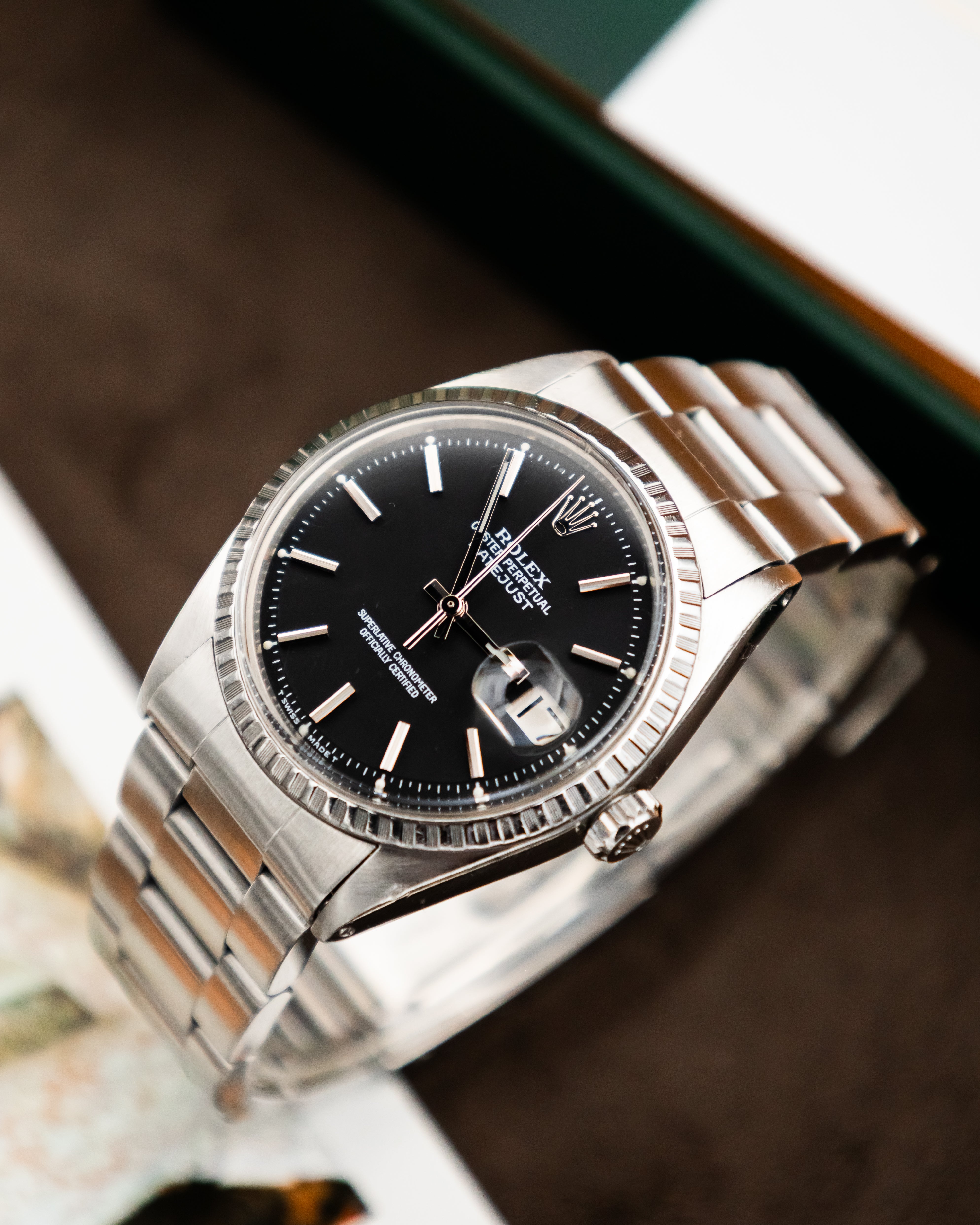 Rolex 1603 Perpetual Datejust - Black Dial