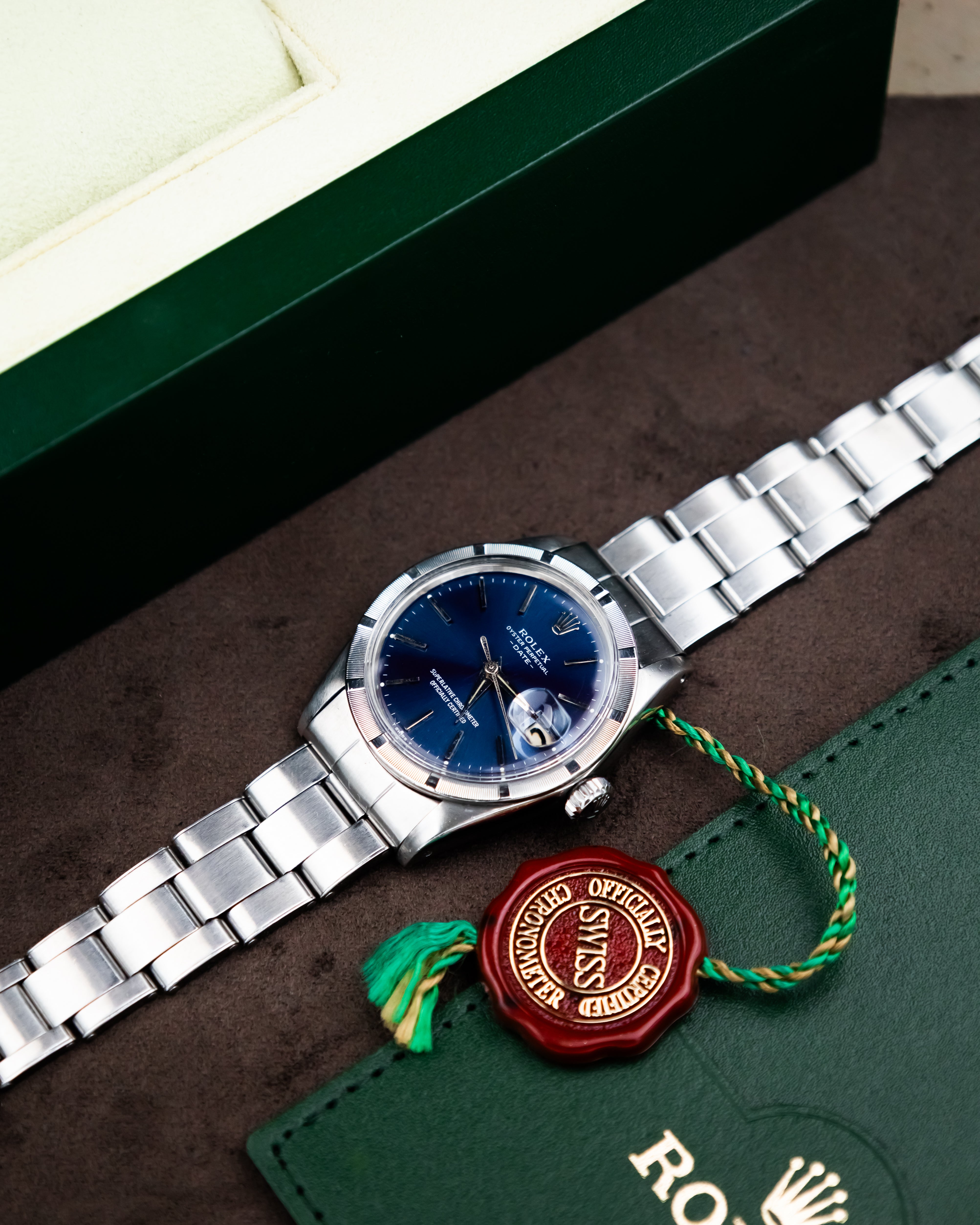 Rolex 1501 Perpetual Date - Blue Dial