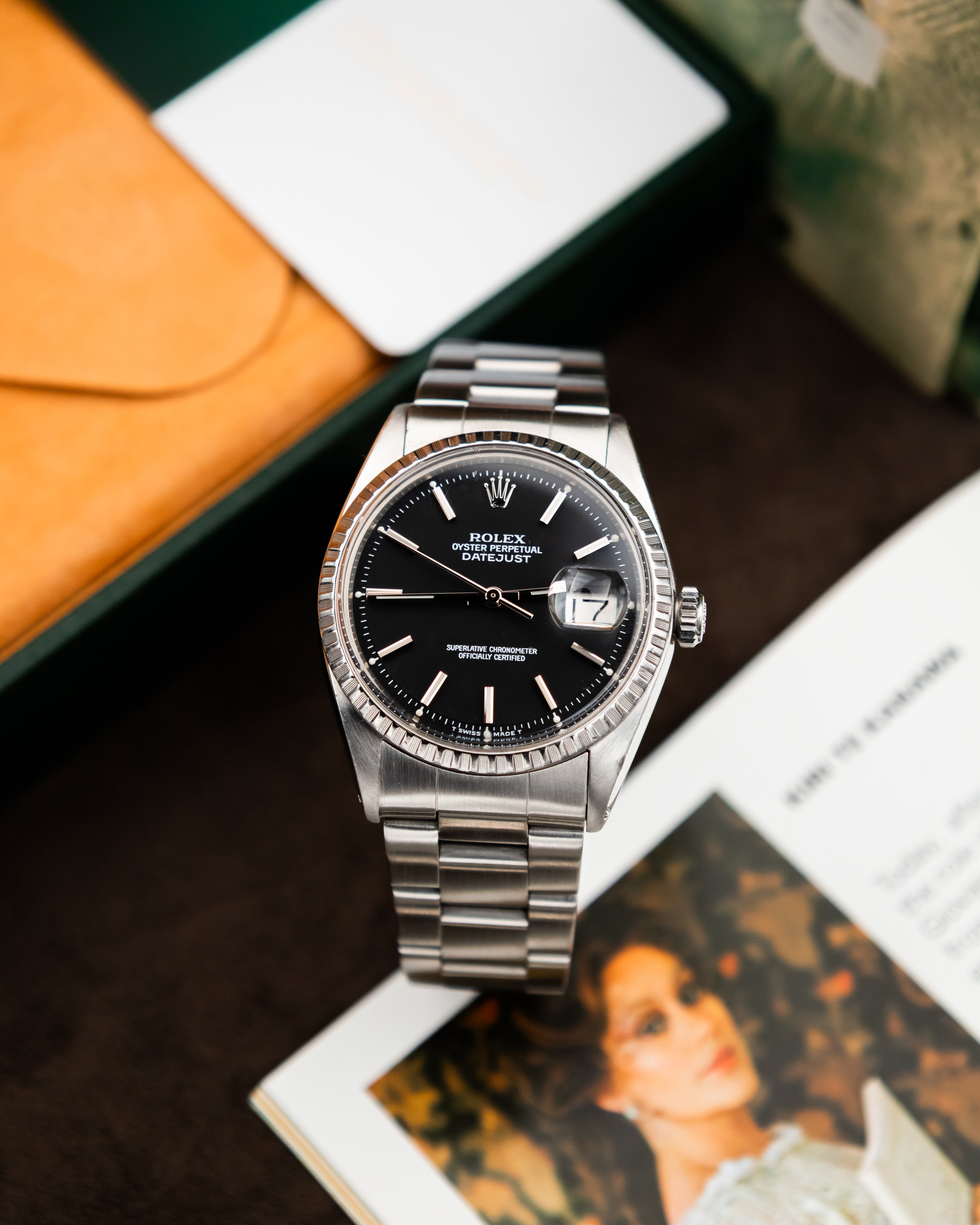 Rolex 1603 Perpetual Datejust - Black Dial