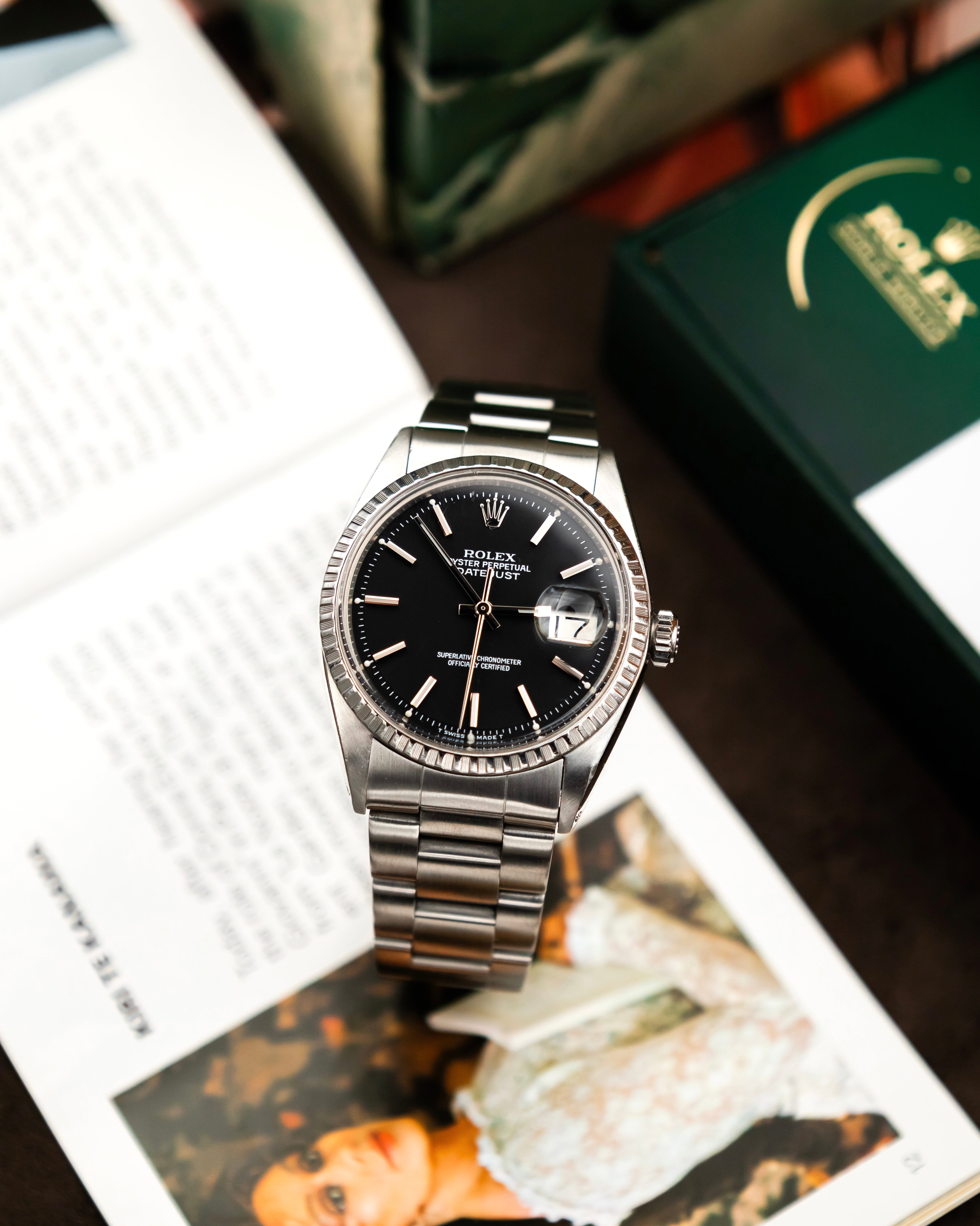 Rolex 1603 Perpetual Datejust - Black Dial