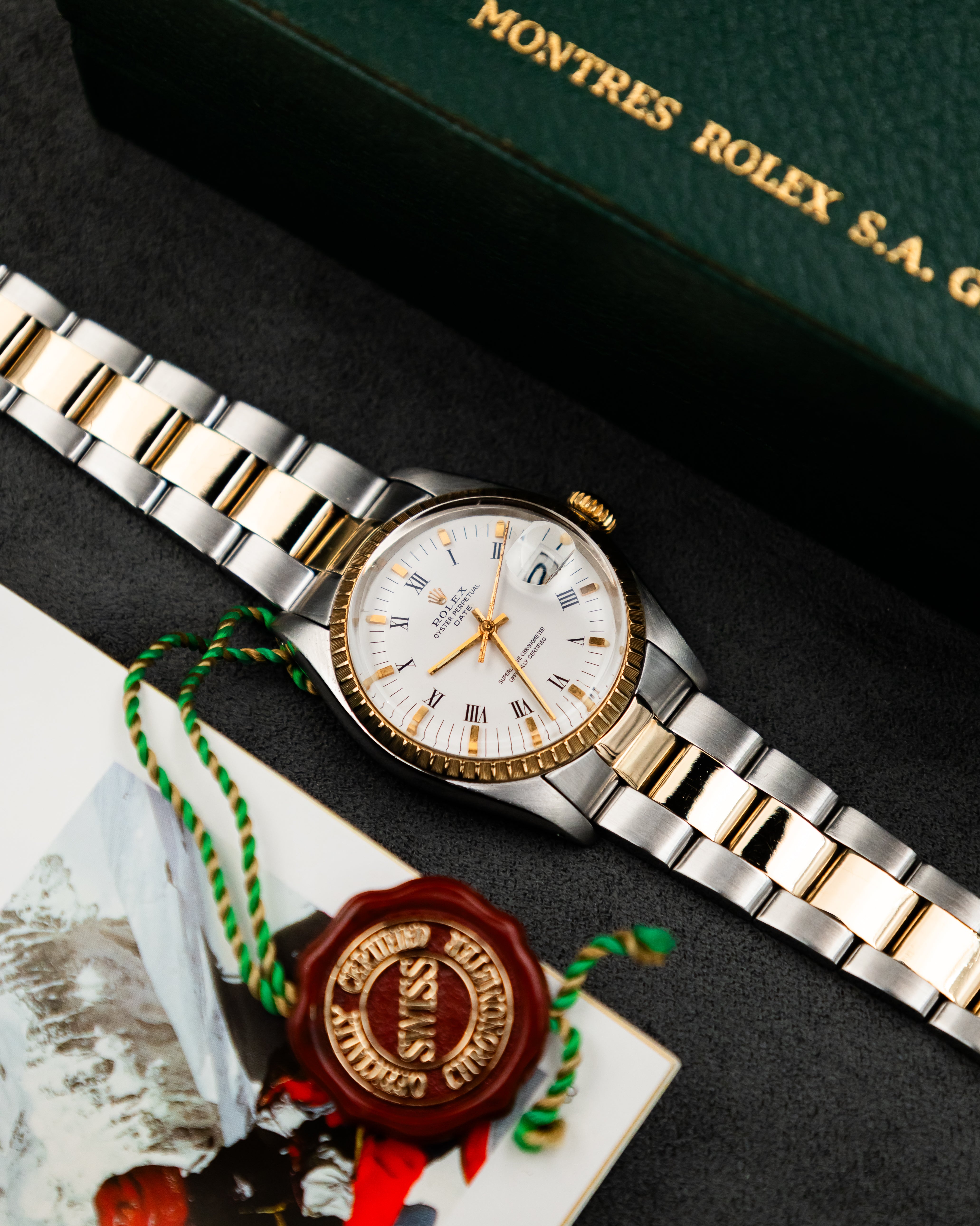 Rolex 1505 Perpetual Date - Roman Dial