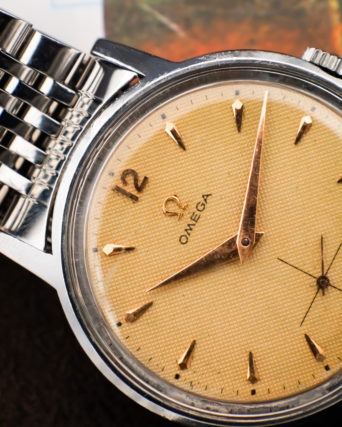 Omega 125.003-62 Seamaster Sub-Second - Waffle Dial