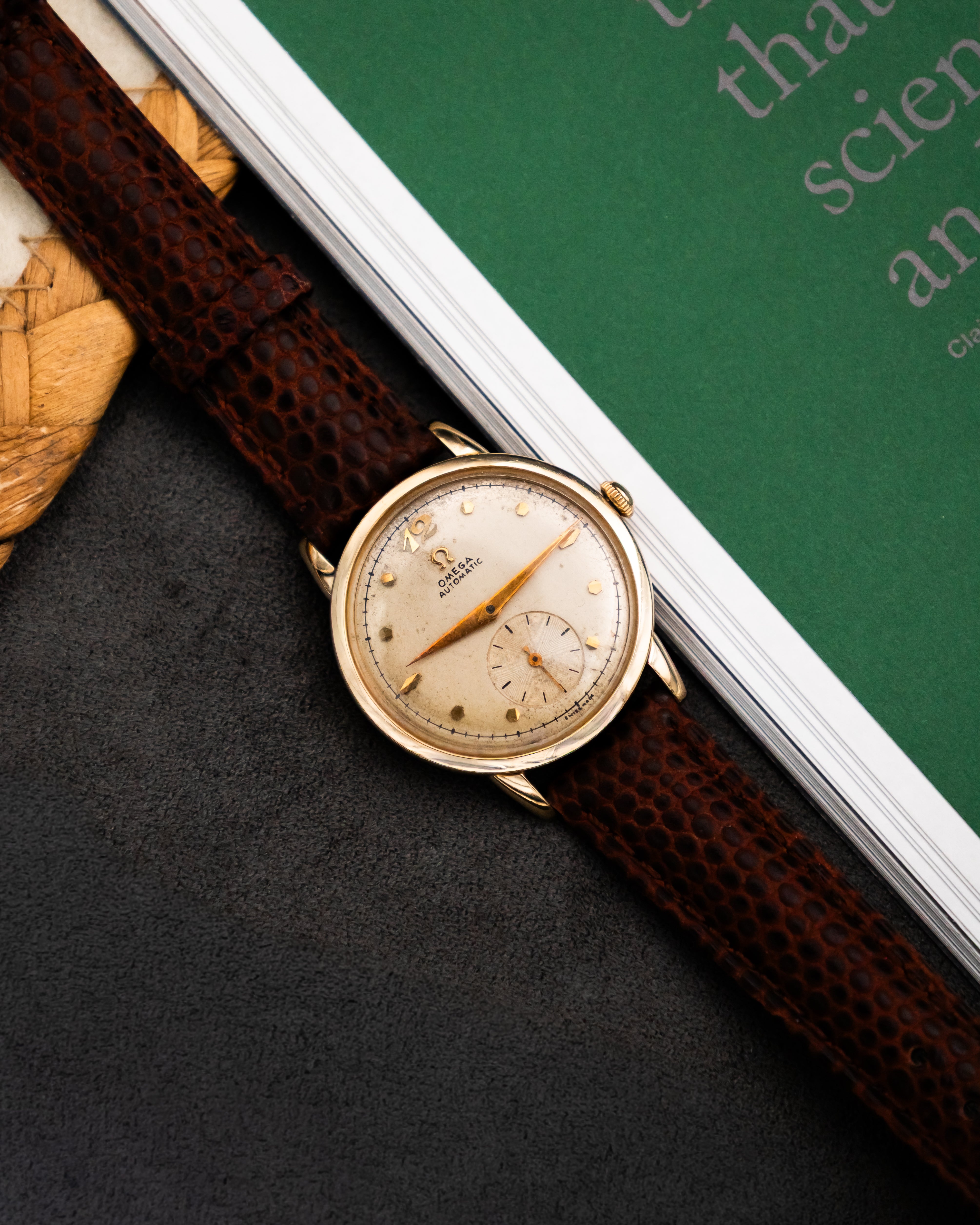 Omega F6212 Automatic Bumper - Ivory Dial