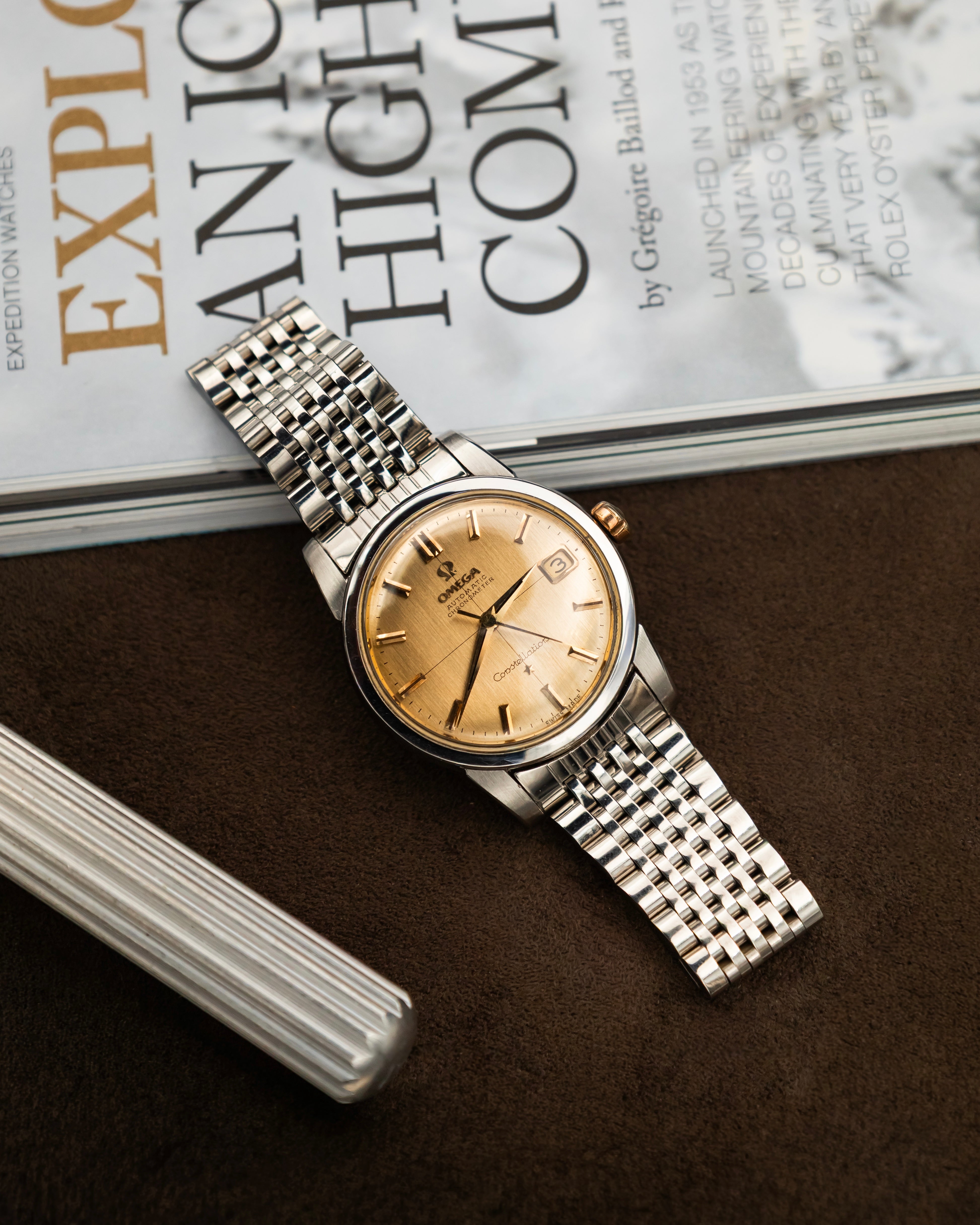 Omega Constellation Automatic - Gold Brushed Dial