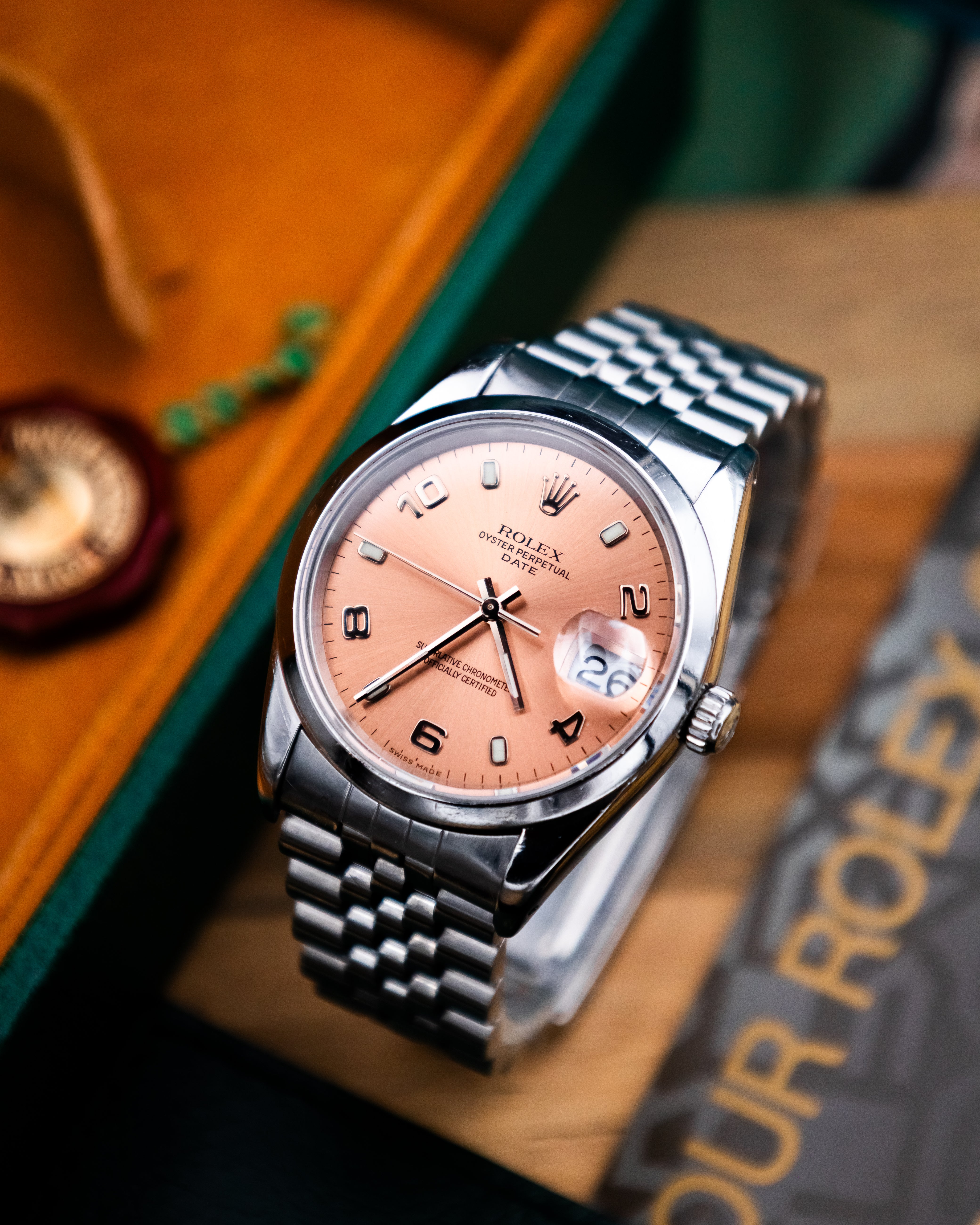 Rolex 15200 Oyster Perpetual- Salmon dial