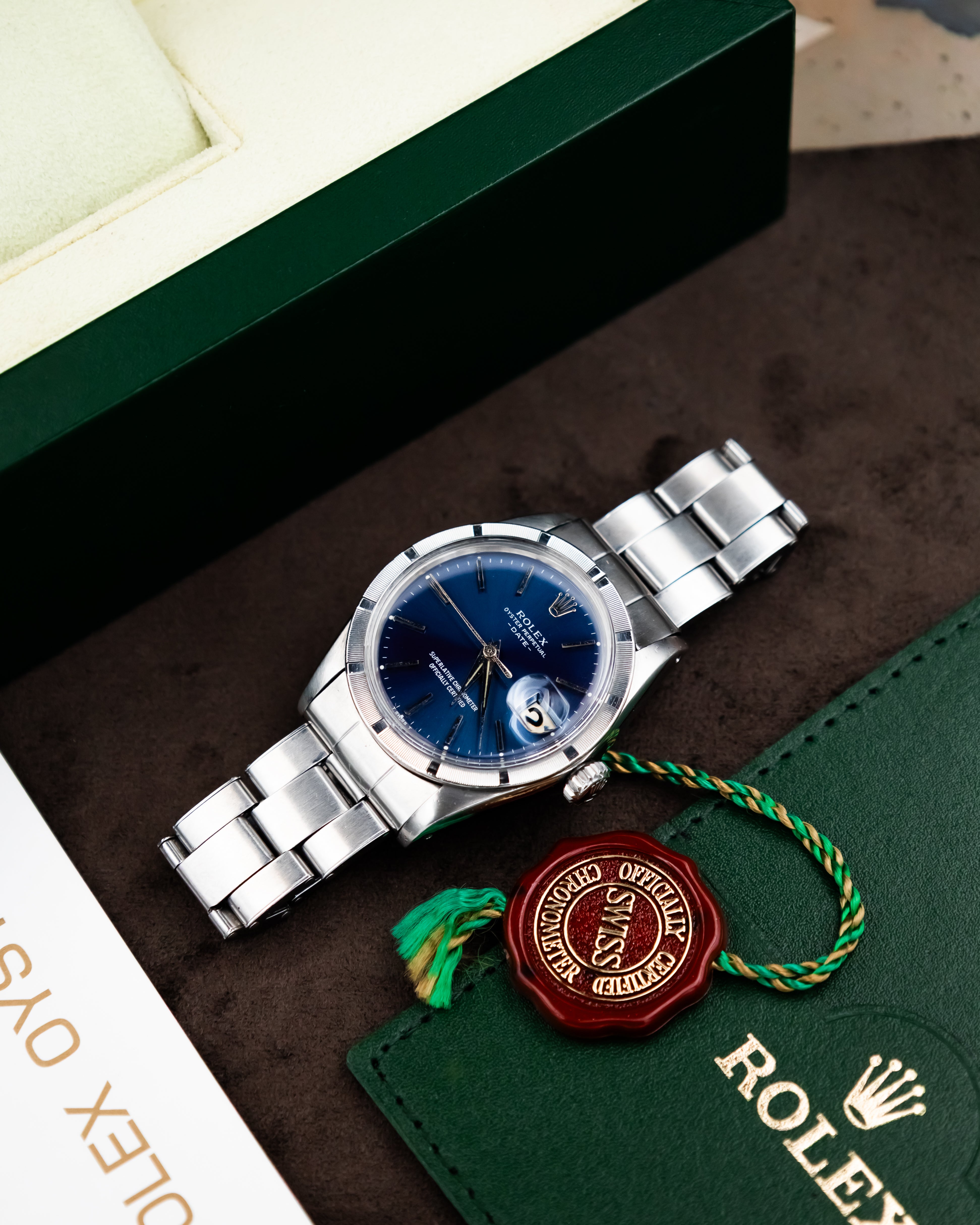 Rolex 1501 Perpetual Date - Blue Dial