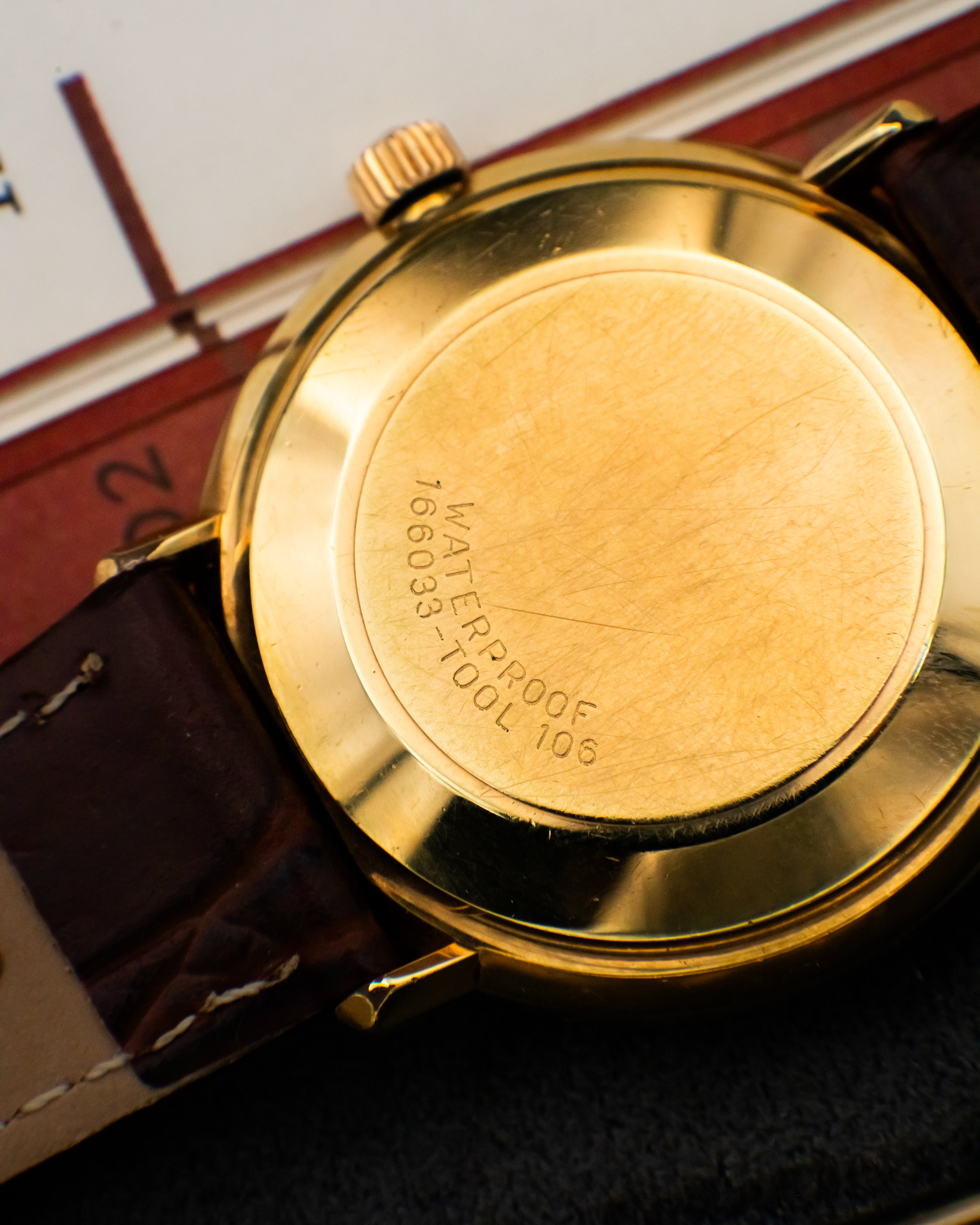 Omega 166.033 Meister De Ville - Gold dial