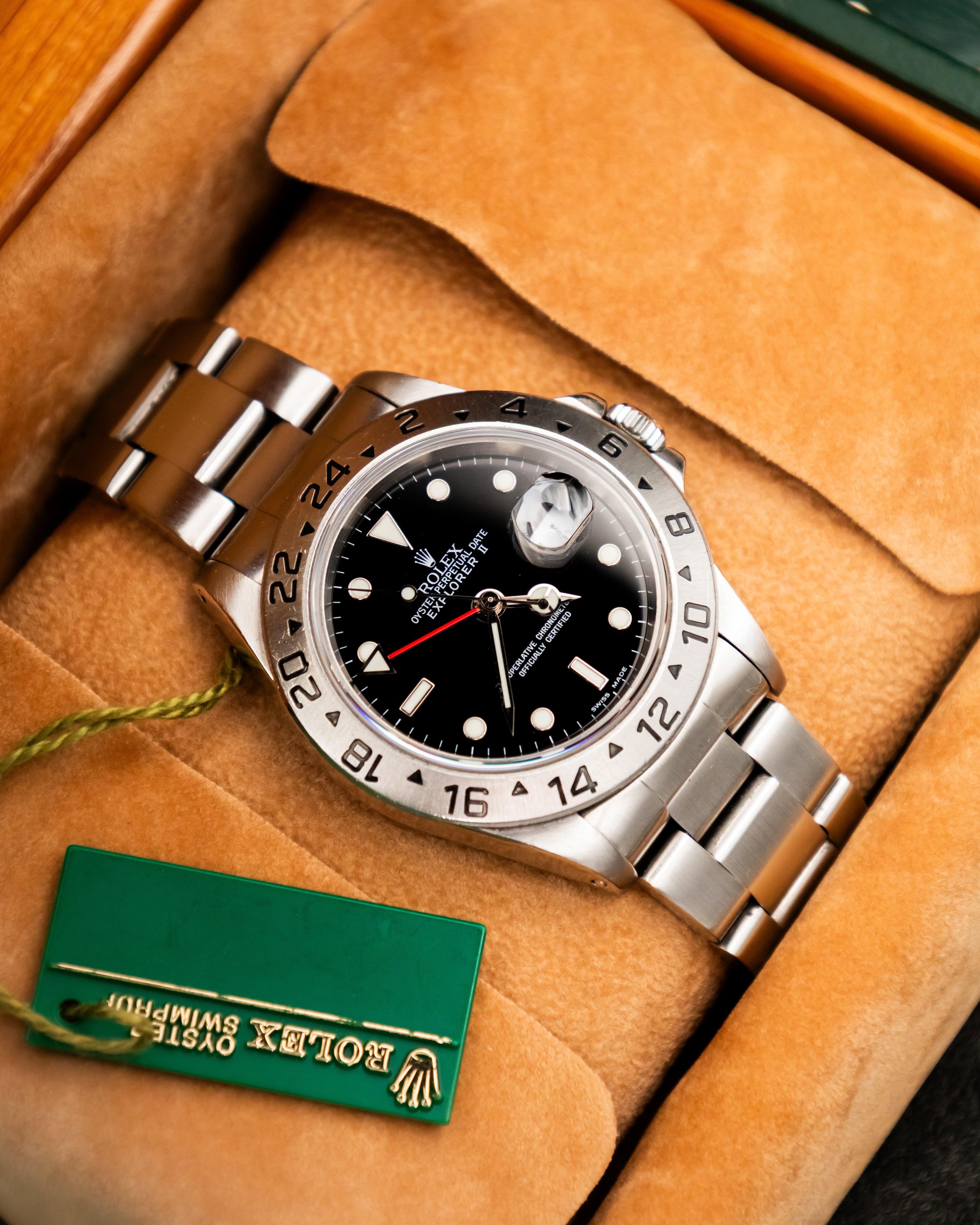 Rolex 16570 Explorer II - Black Dial