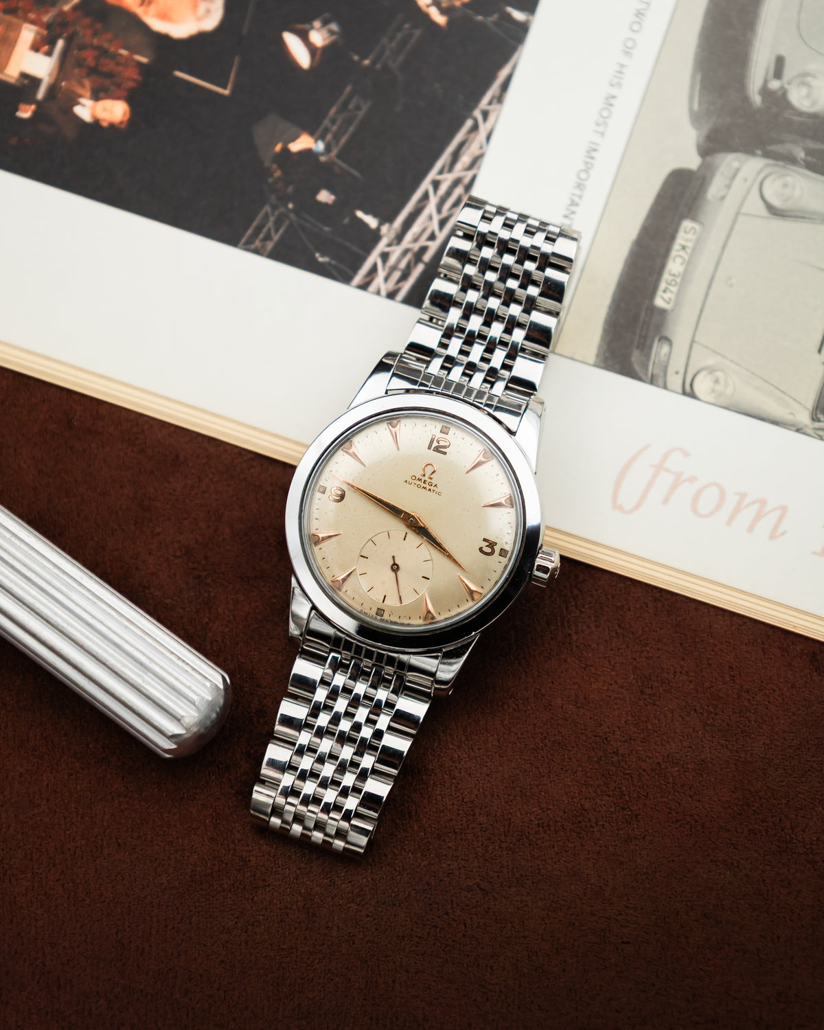 Omega 2576-1 Bumper Sub-Second - Silver cream dial