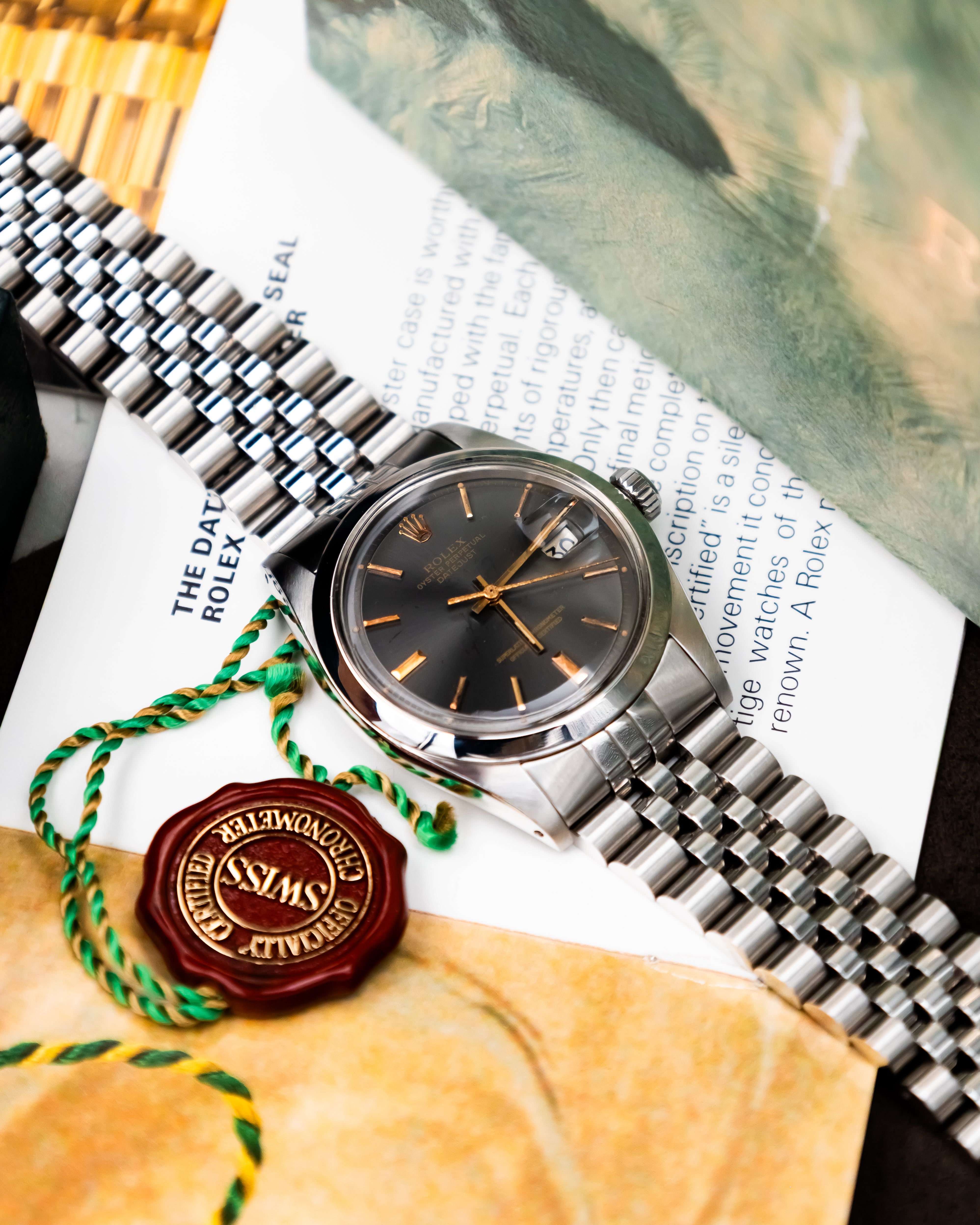 Rolex 1600 Perpetual Datejust - Anthracite Dial
