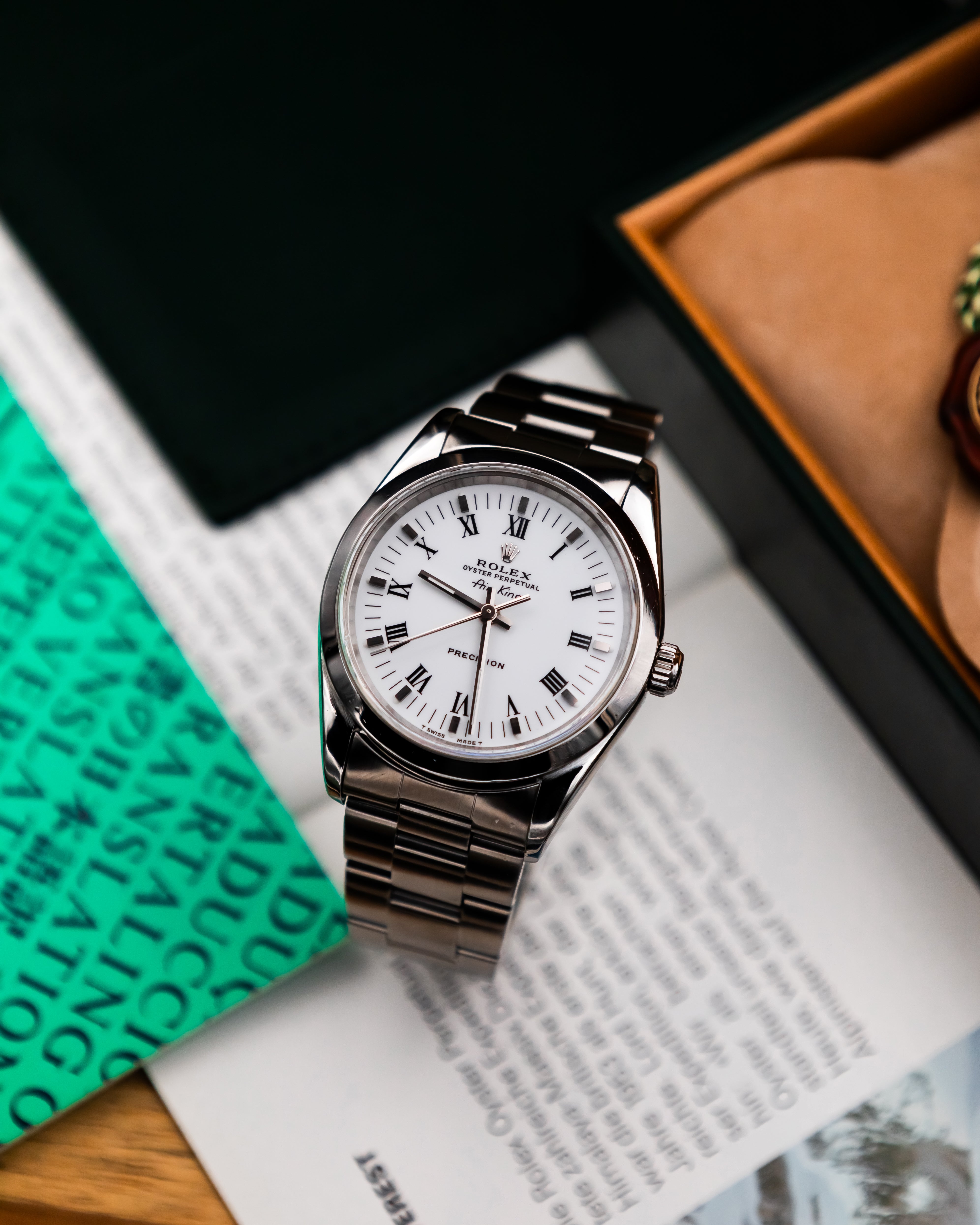 Rolex 14000 Air-king - White dial