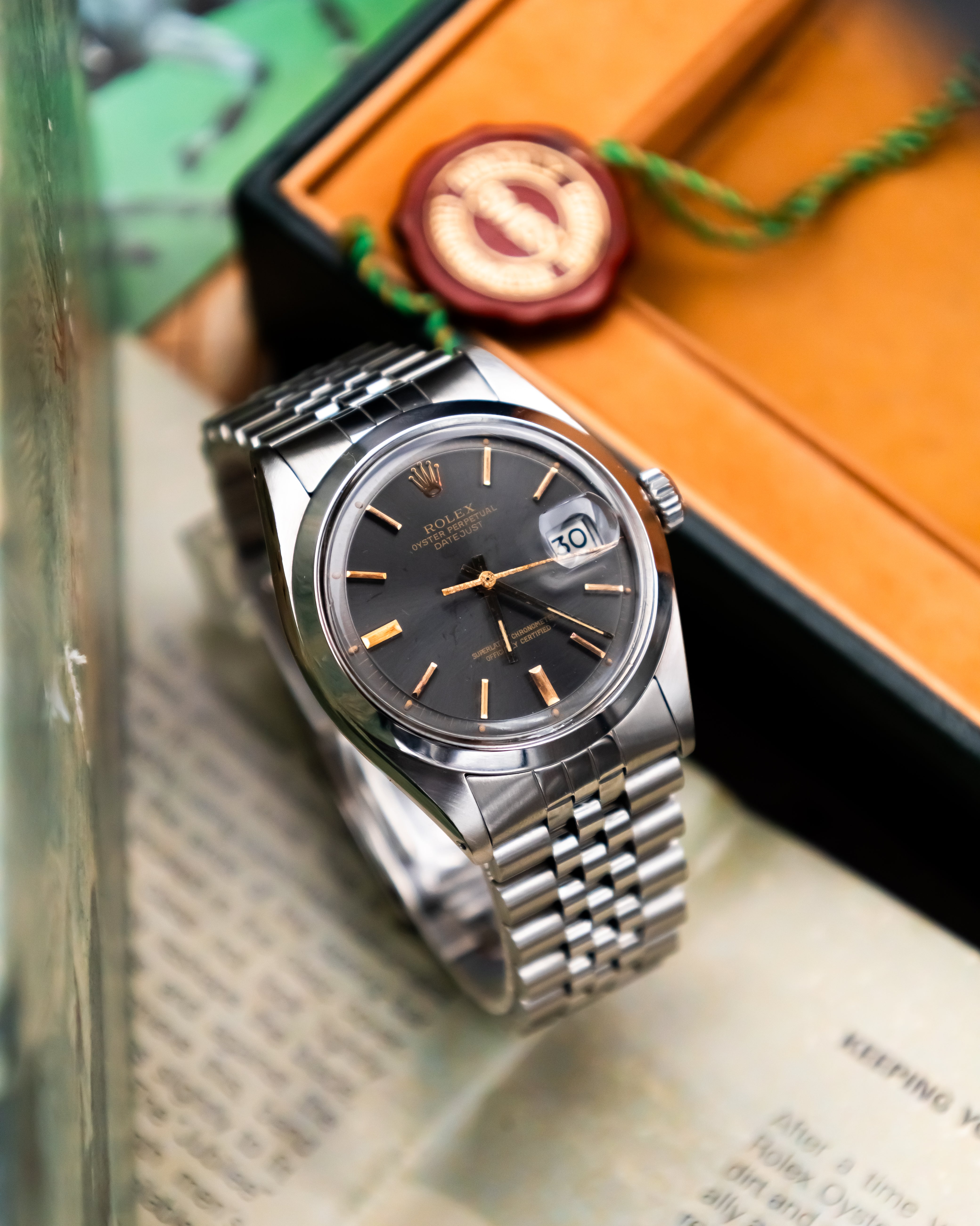 Rolex 1600 Perpetual Datejust - Anthracite Dial